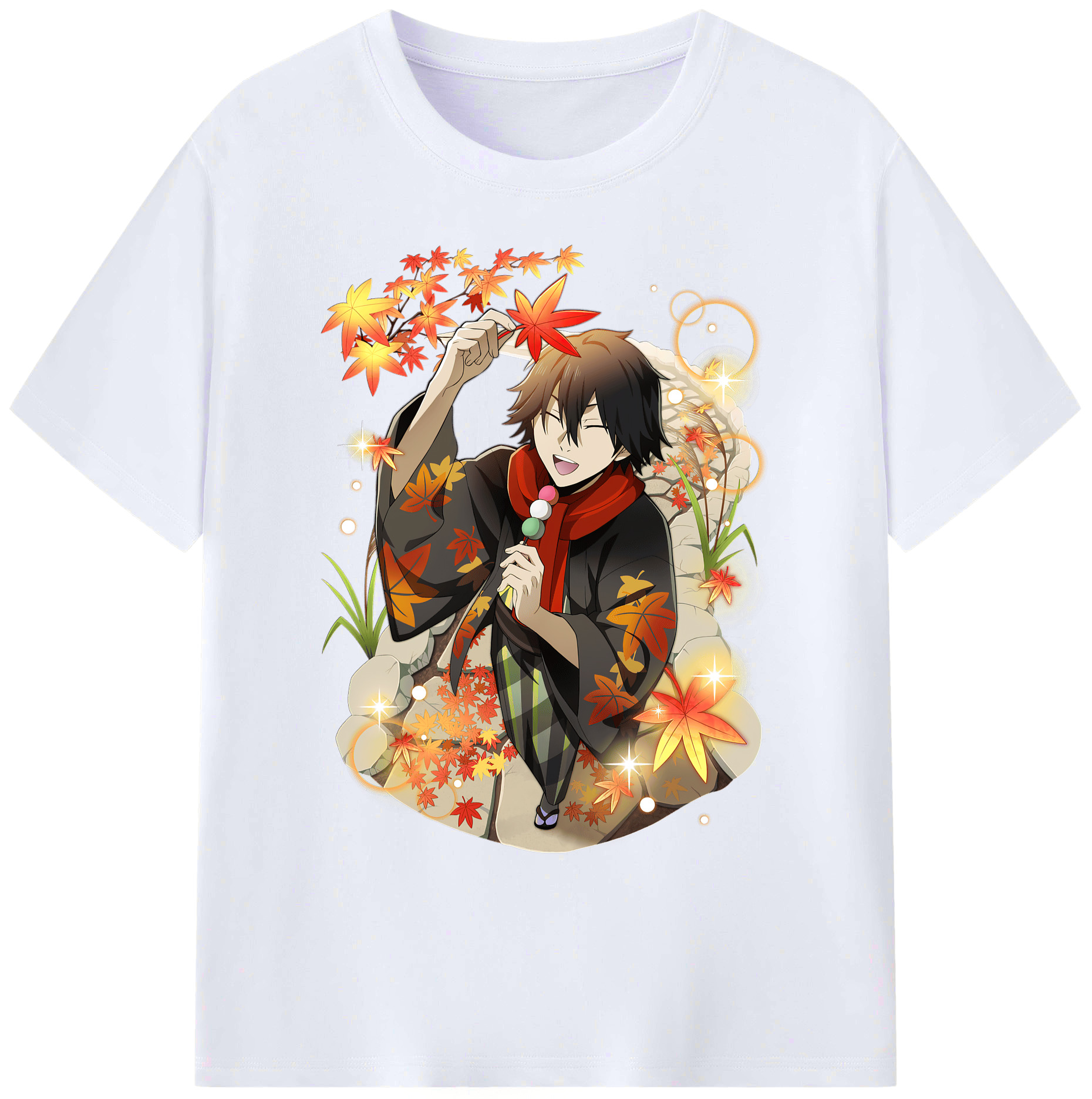 （画像用） 文豪ストレイドッグス Bungo Stray Dogs 綿100％ メンズ半袖Tシャツ｜肌触りやわらか＆通気性