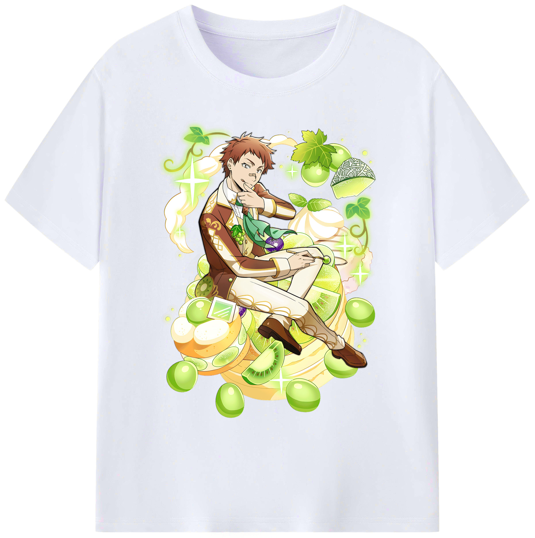 （画像用） 文豪ストレイドッグス Bungo Stray Dogs 綿100％ メンズ半袖Tシャツ｜肌触りやわらか＆通気性