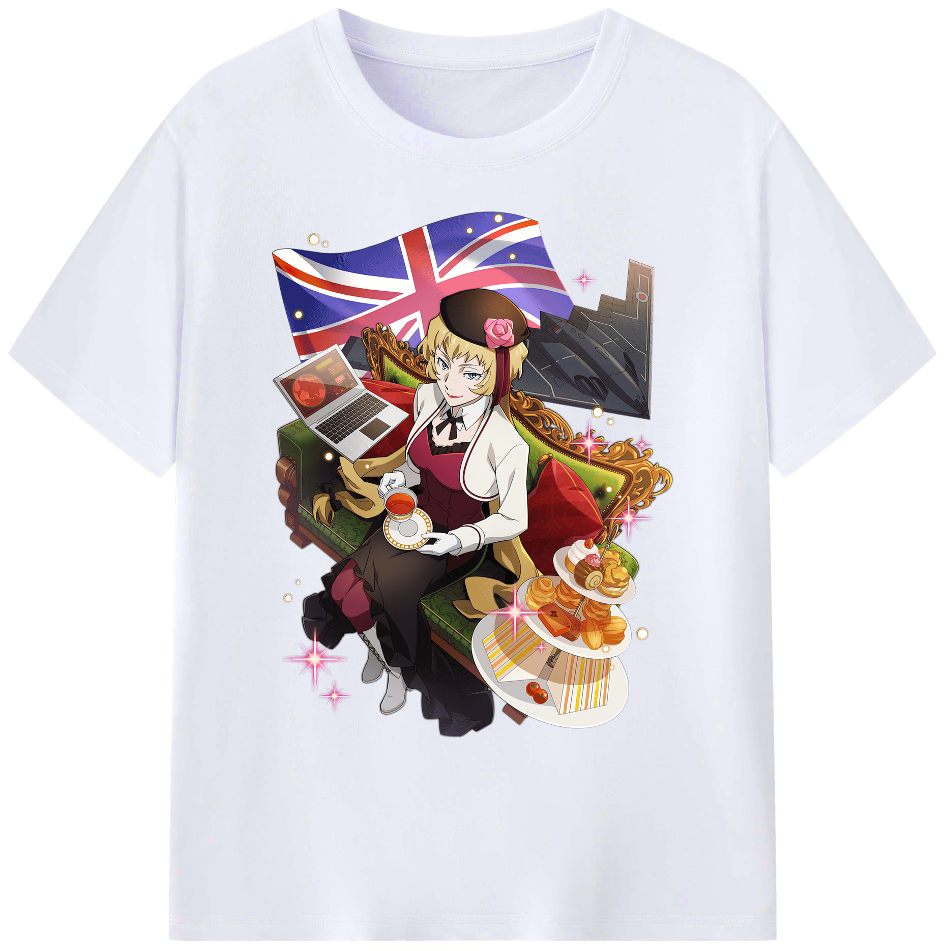 （画像用） 文豪ストレイドッグス Bungo Stray Dogs 綿100％ メンズ半袖Tシャツ｜肌触りやわらか＆通気性
