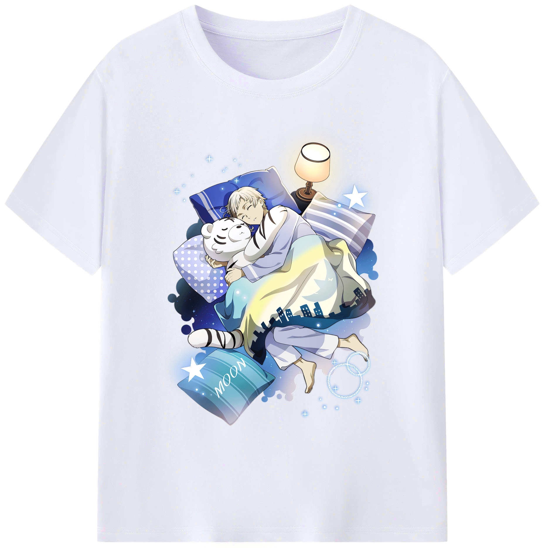（画像用） 文豪ストレイドッグス Bungo Stray Dogs 綿100％ メンズ半袖Tシャツ｜肌触りやわらか＆通気性