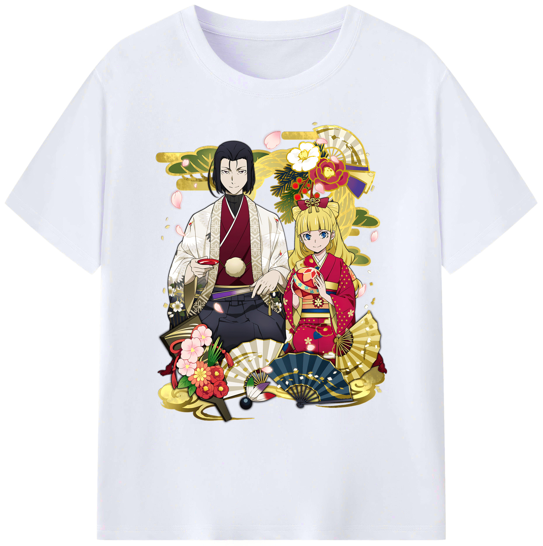 （画像用） 文豪ストレイドッグス Bungo Stray Dogs 綿100％ メンズ半袖Tシャツ｜肌触りやわらか＆通気性