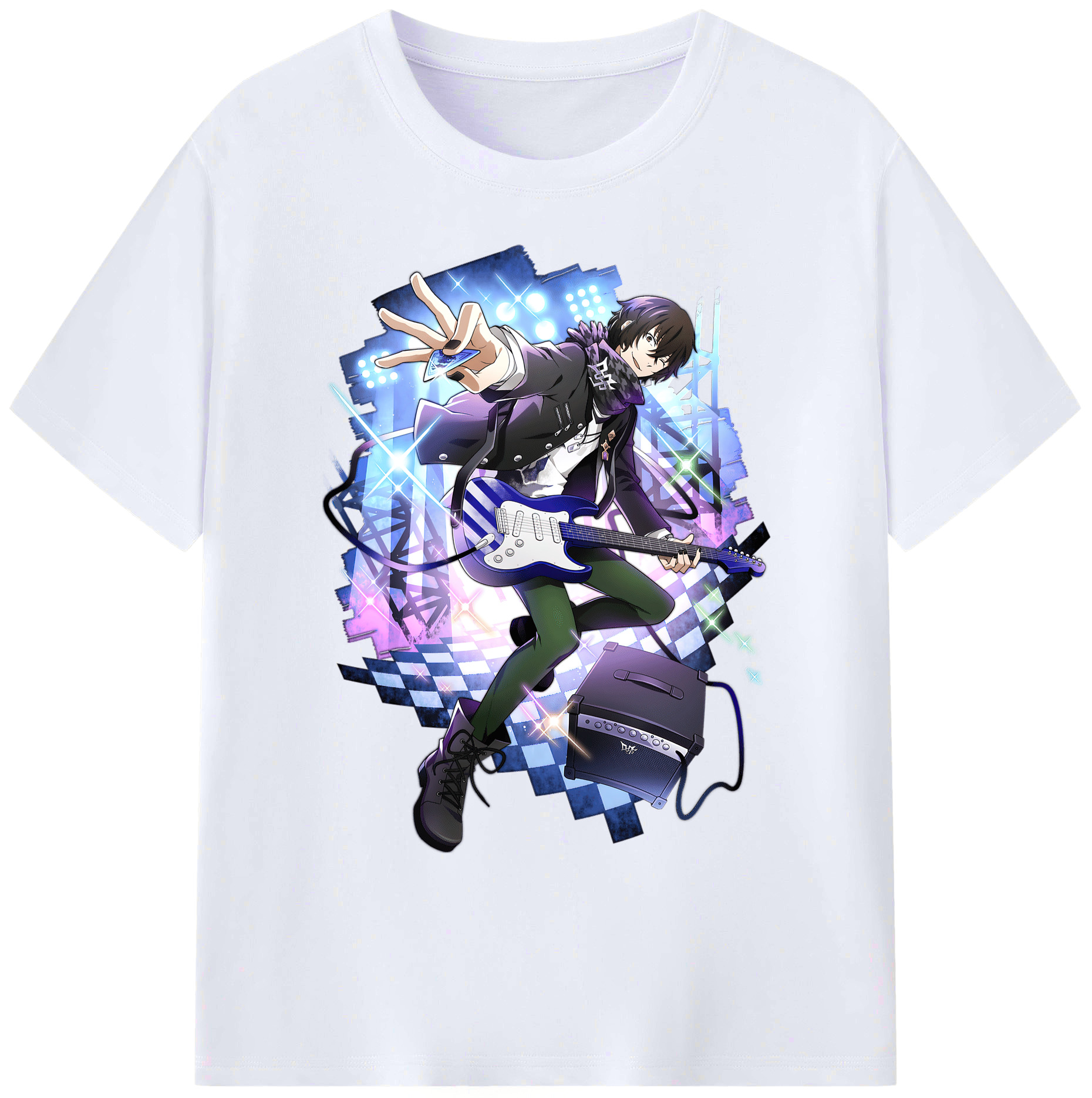 （画像用） 文豪ストレイドッグス Bungo Stray Dogs 綿100％ メンズ半袖Tシャツ｜肌触りやわらか＆通気性