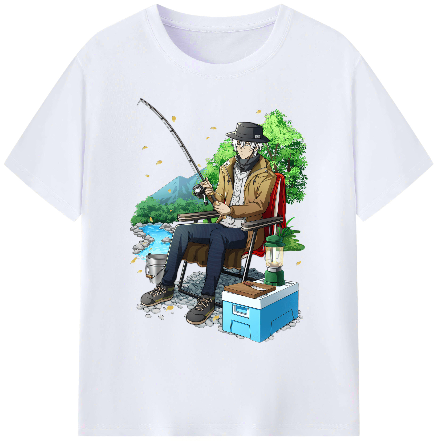 （画像用） 文豪ストレイドッグス Bungo Stray Dogs 綿100％ メンズ半袖Tシャツ｜肌触りやわらか＆通気性