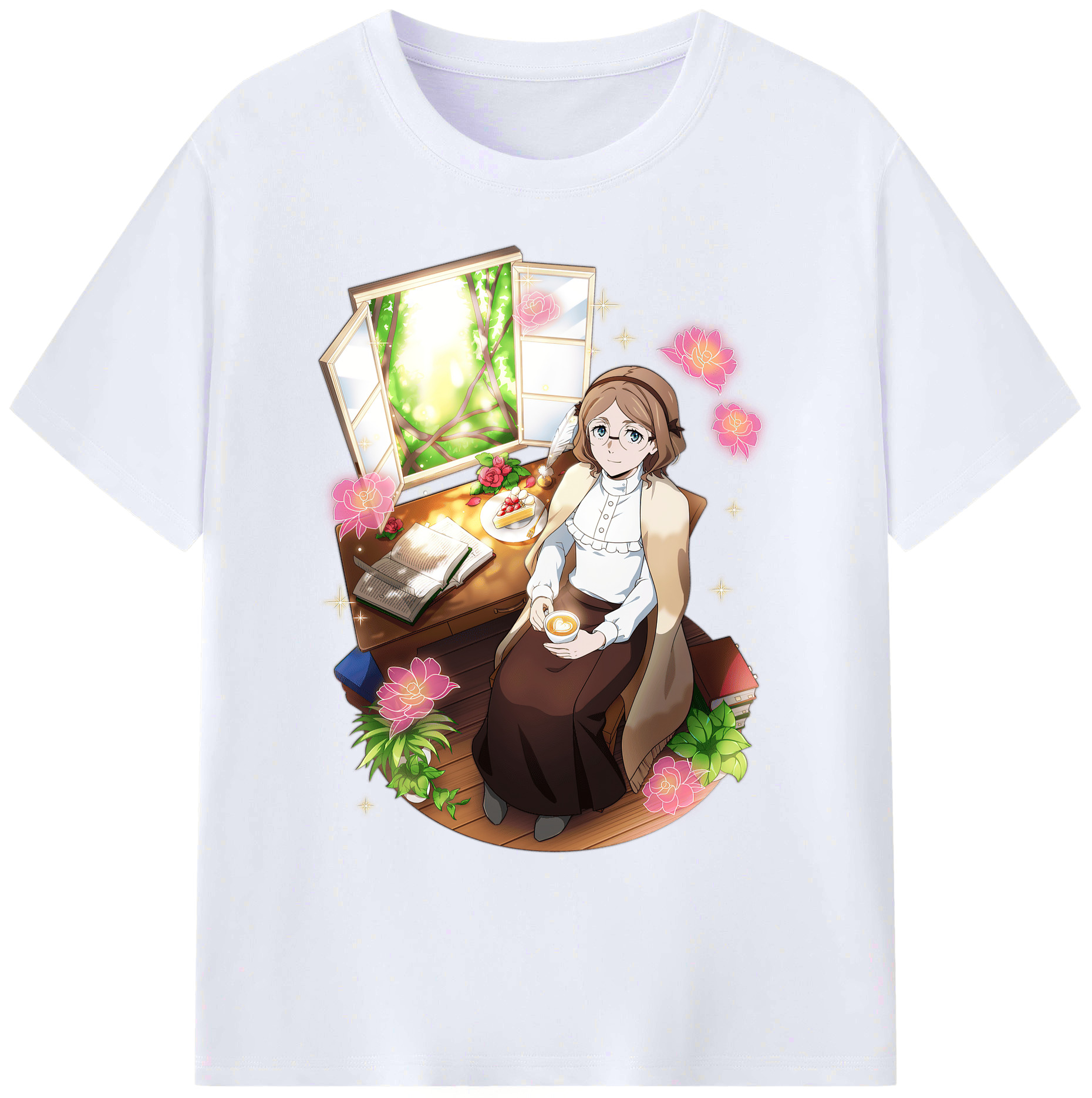 （画像用） 文豪ストレイドッグス Bungo Stray Dogs 綿100％ メンズ半袖Tシャツ｜肌触りやわらか＆通気性