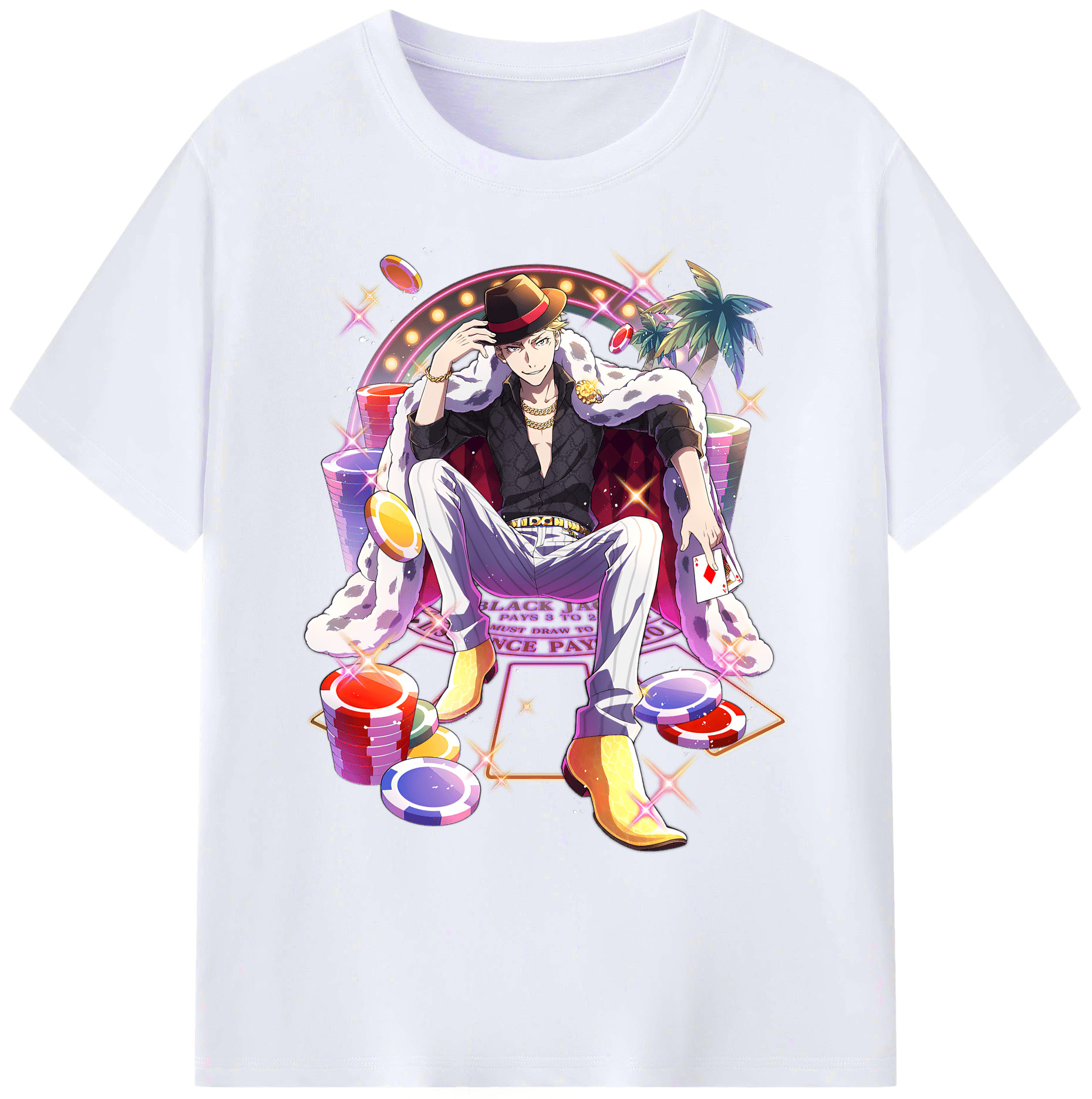 （画像用） 文豪ストレイドッグス Bungo Stray Dogs 綿100％ メンズ半袖Tシャツ｜肌触りやわらか＆通気性
