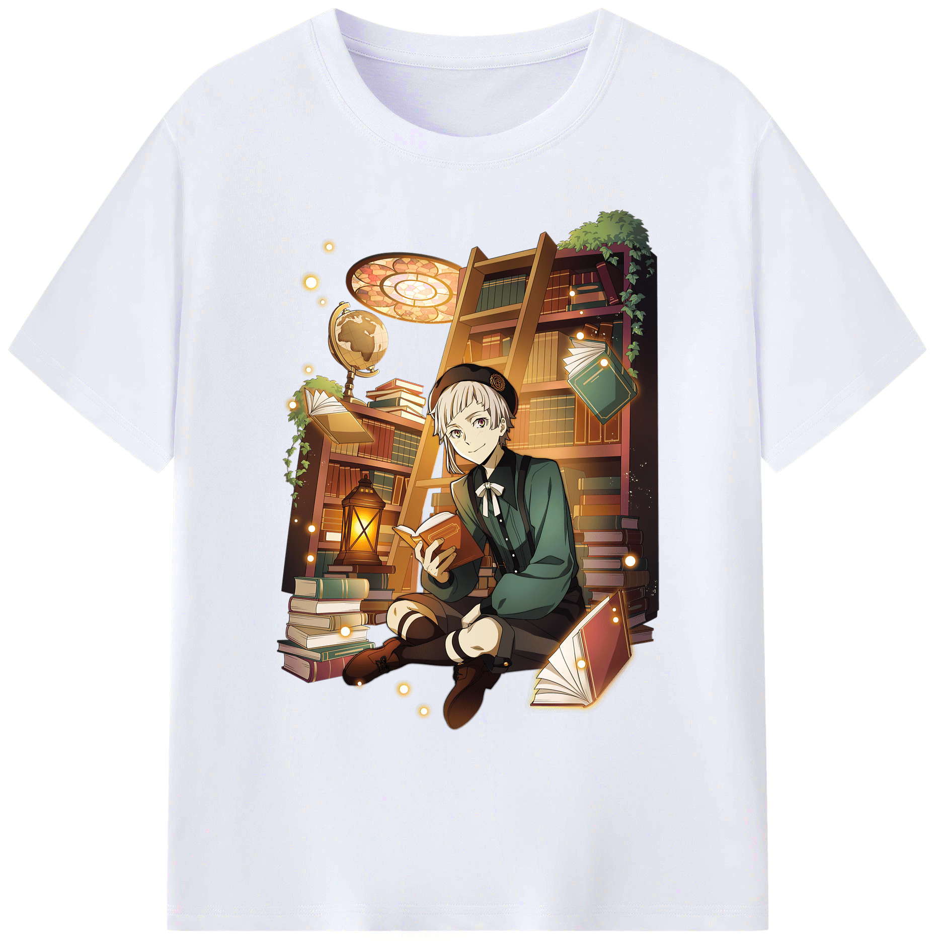 （画像用） 文豪ストレイドッグス Bungo Stray Dogs 綿100％ メンズ半袖Tシャツ｜肌触りやわらか＆通気性