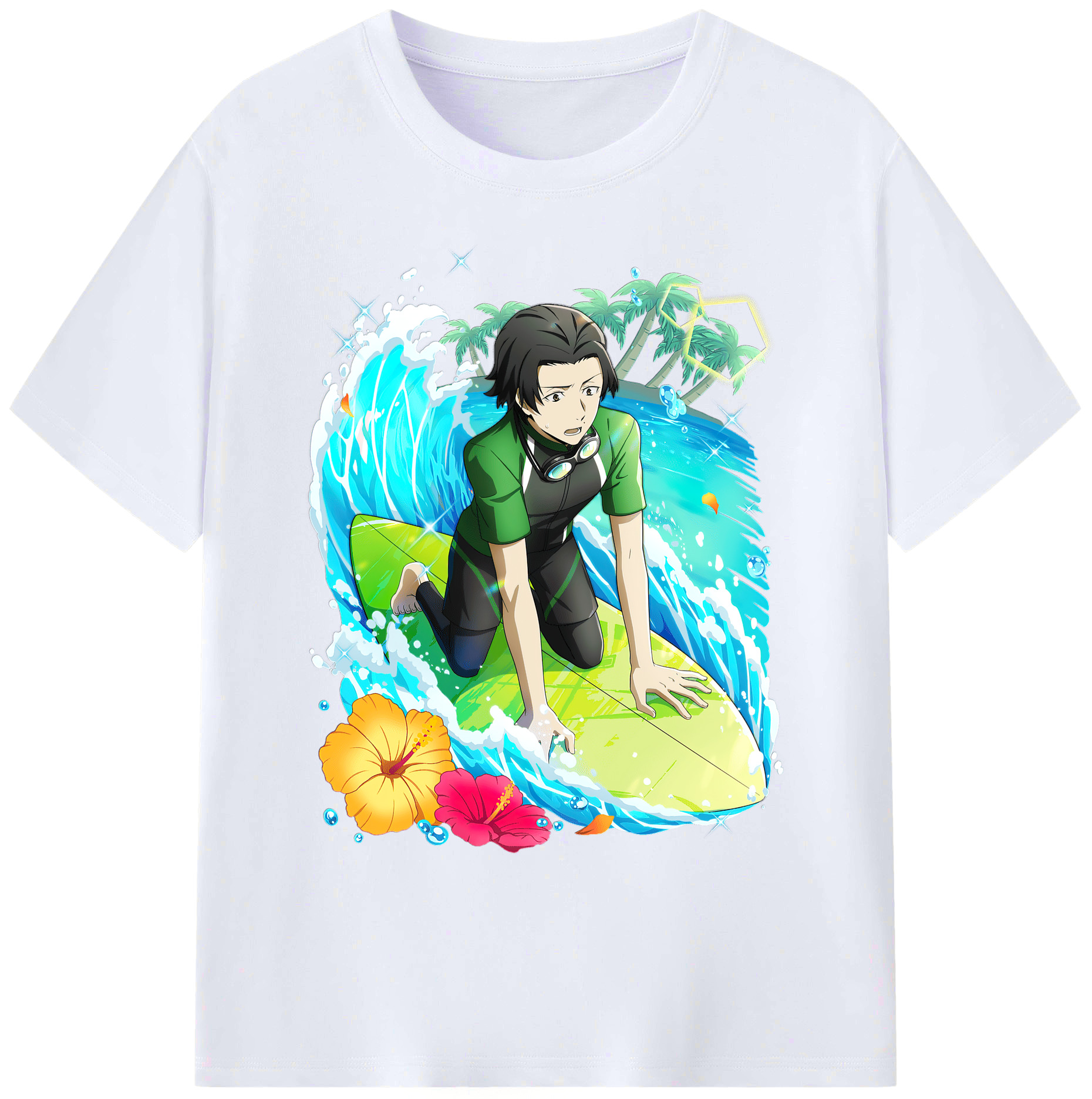 （画像用） 文豪ストレイドッグス Bungo Stray Dogs 綿100％ メンズ半袖Tシャツ｜肌触りやわらか＆通気性