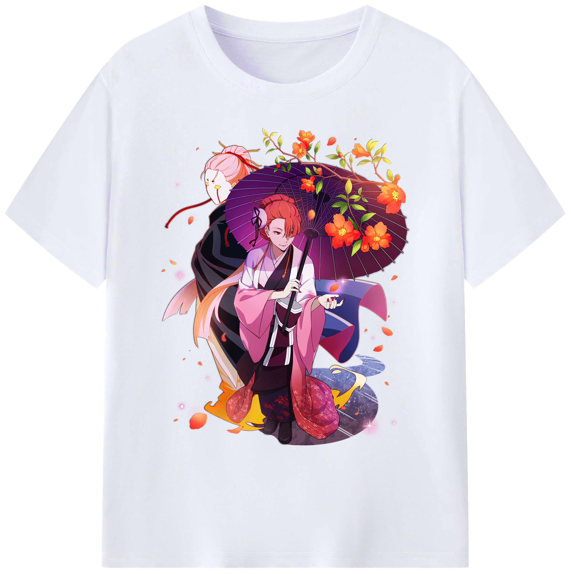 （画像用） 文豪ストレイドッグス Bungo Stray Dogs 綿100％ メンズ半袖Tシャツ｜肌触りやわらか＆通気性