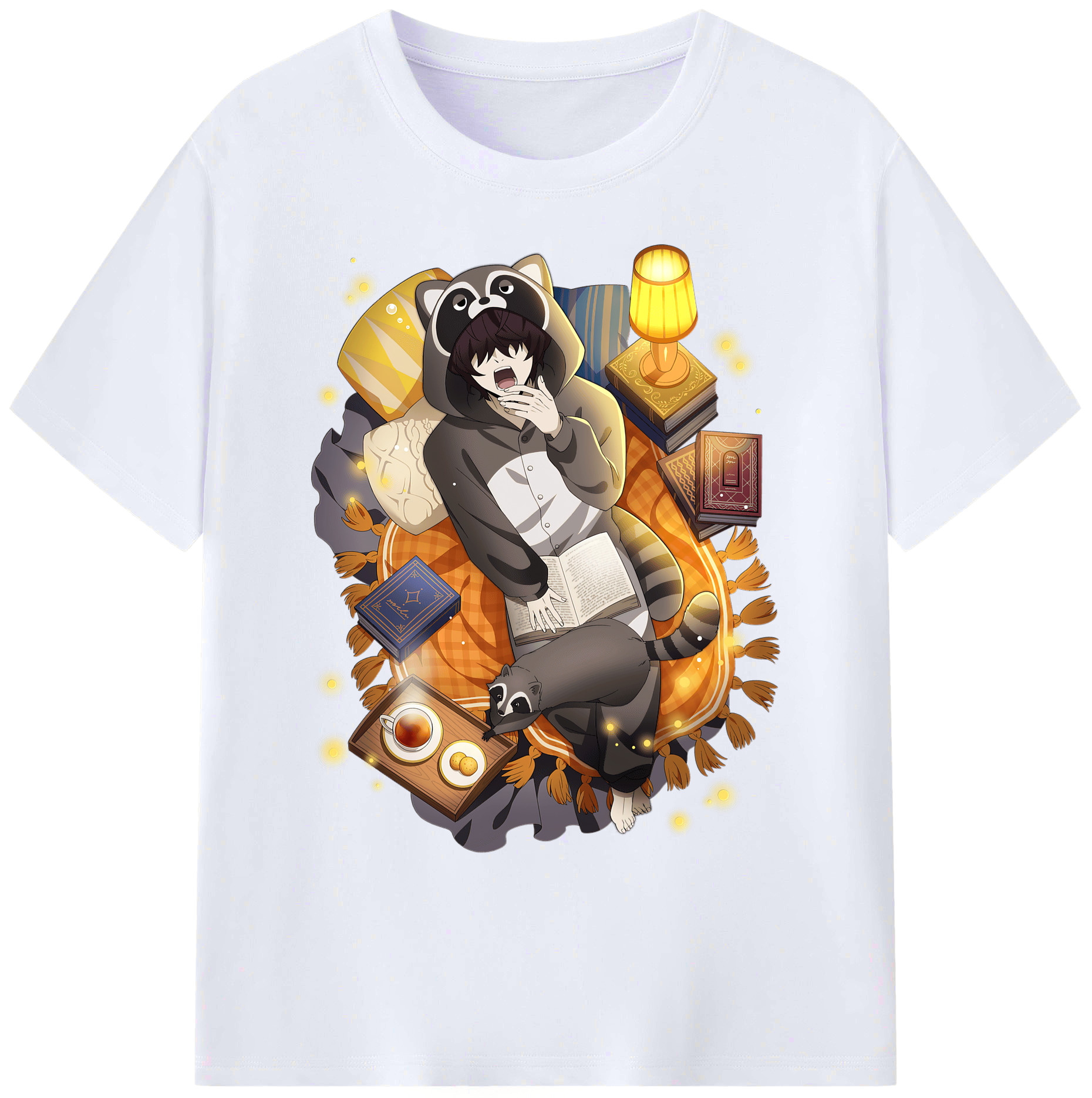 （画像用） 文豪ストレイドッグス Bungo Stray Dogs 綿100％ メンズ半袖Tシャツ｜肌触りやわらか＆通気性