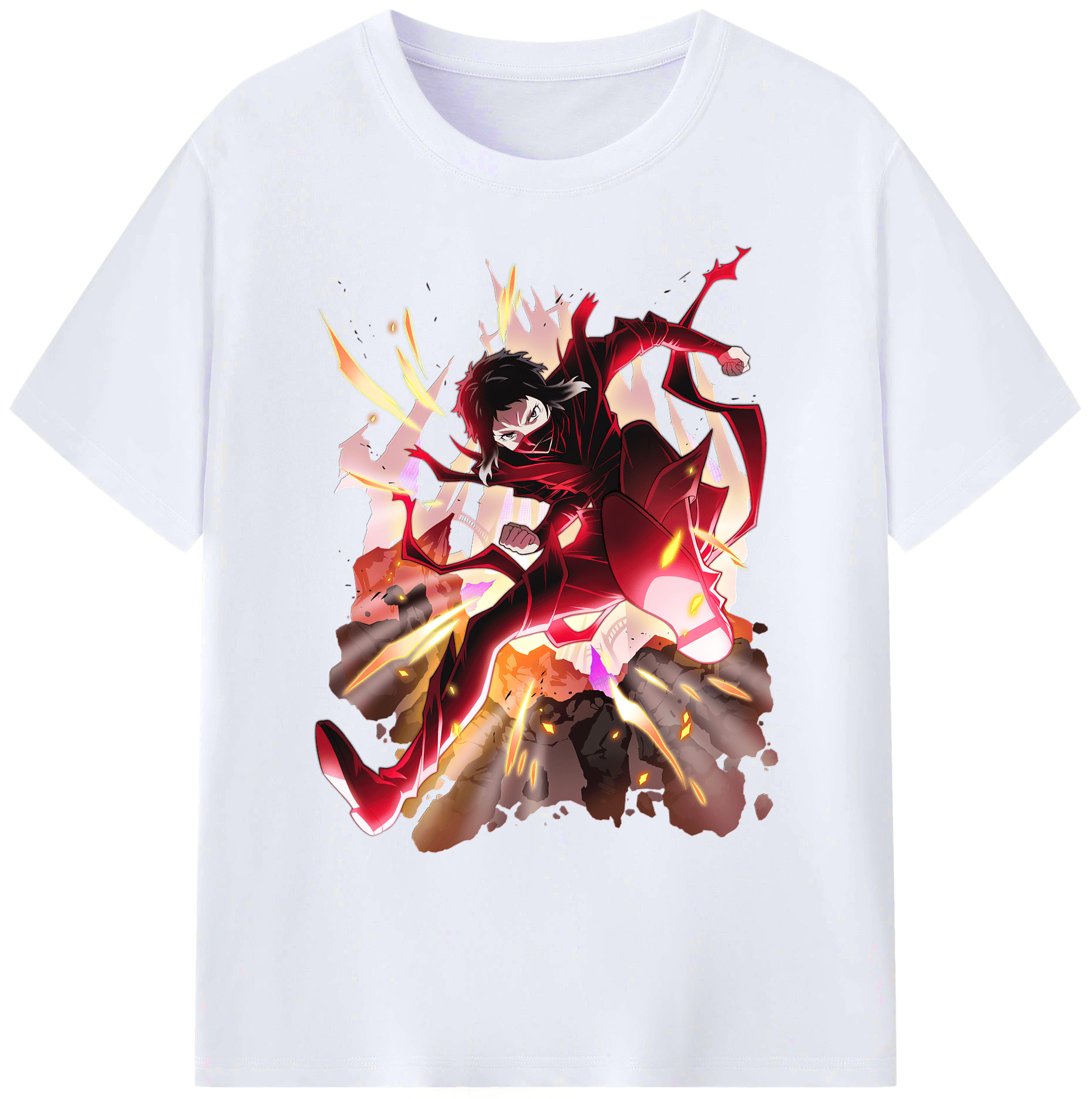 （画像用） 文豪ストレイドッグス Bungo Stray Dogs 綿100％ メンズ半袖Tシャツ｜肌触りやわらか＆通気性
