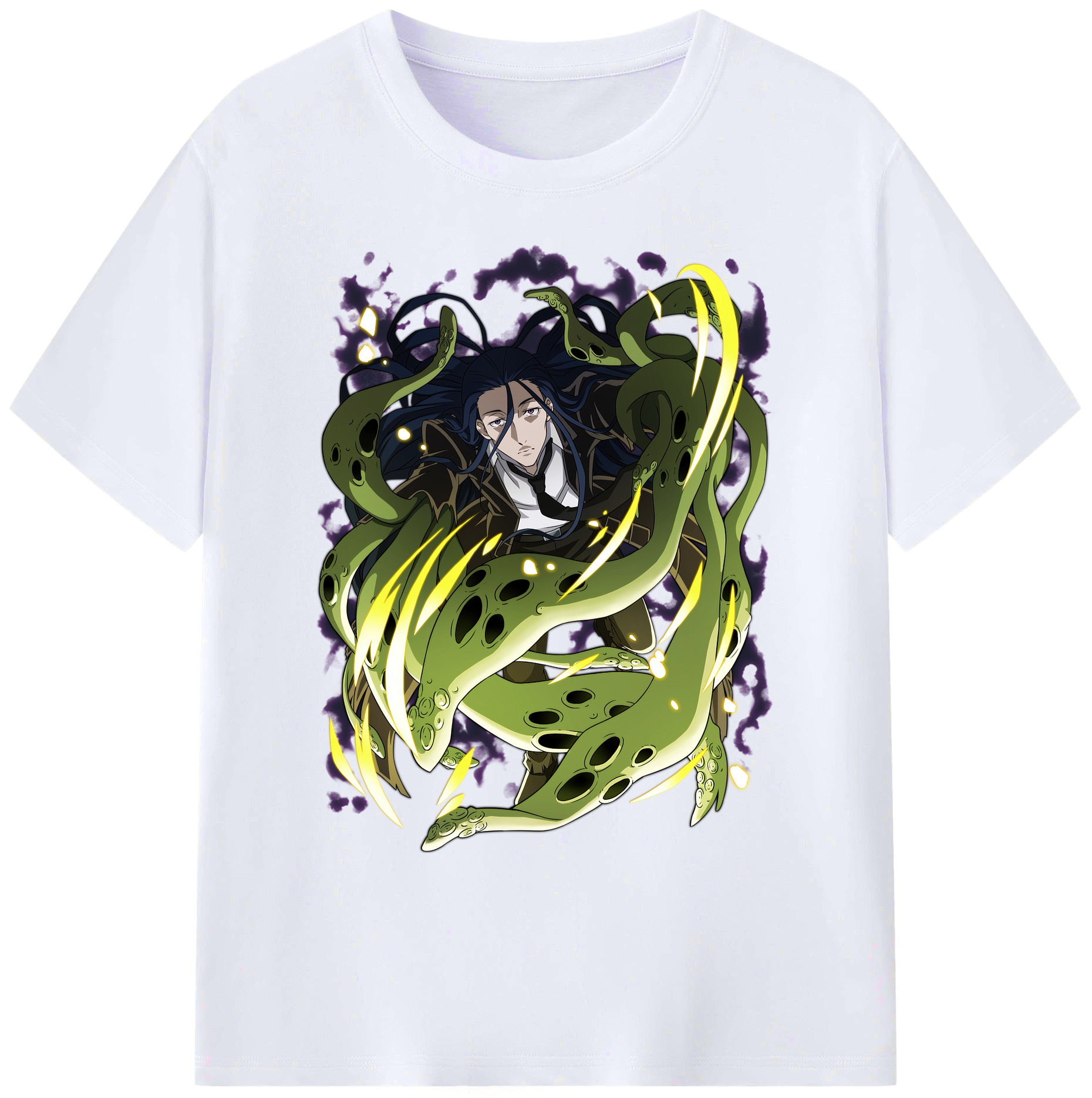 （画像用） 文豪ストレイドッグス Bungo Stray Dogs 綿100％ メンズ半袖Tシャツ｜肌触りやわらか＆通気性