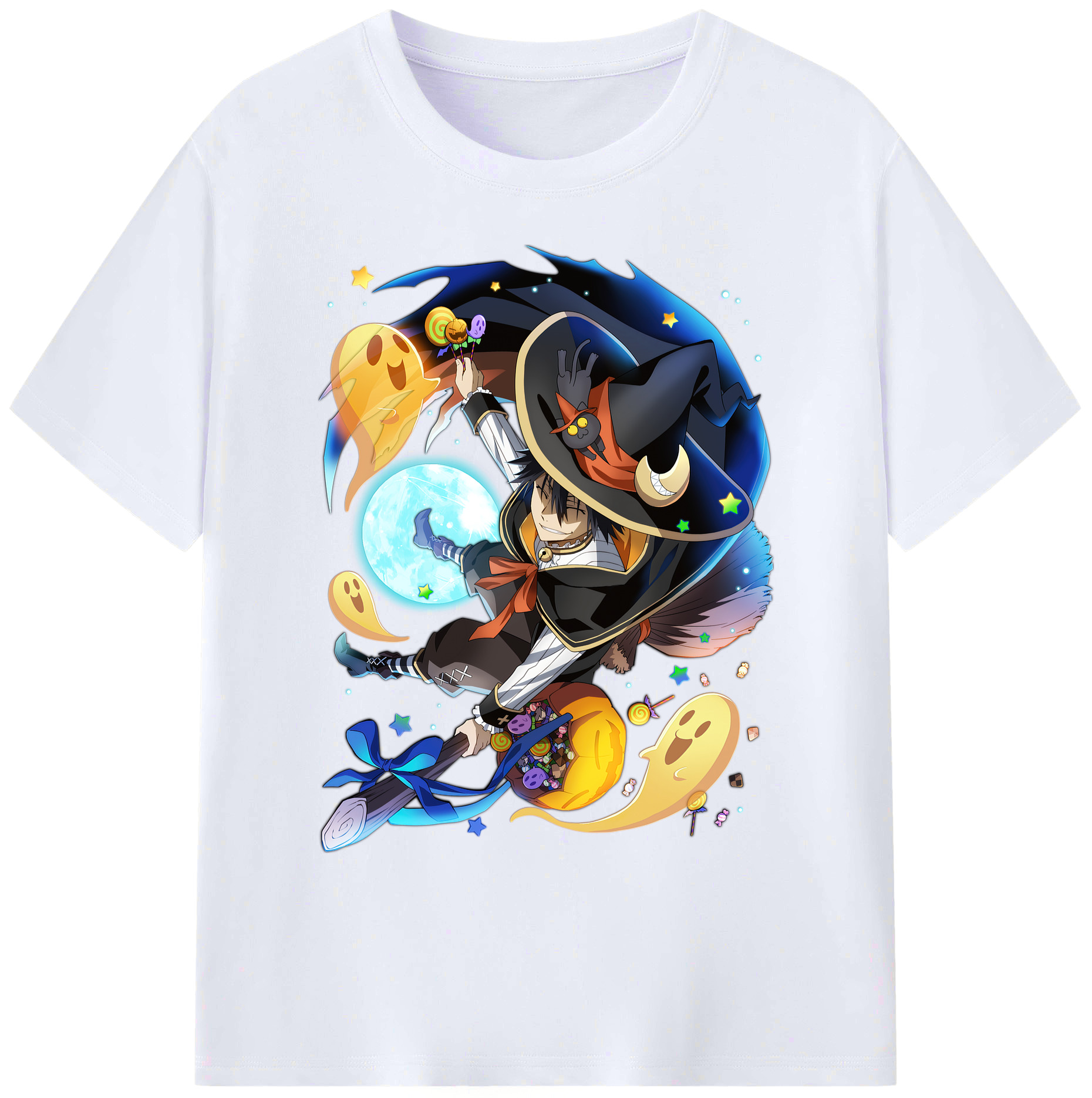 （画像用） 文豪ストレイドッグス Bungo Stray Dogs 綿100％ メンズ半袖Tシャツ｜肌触りやわらか＆通気性