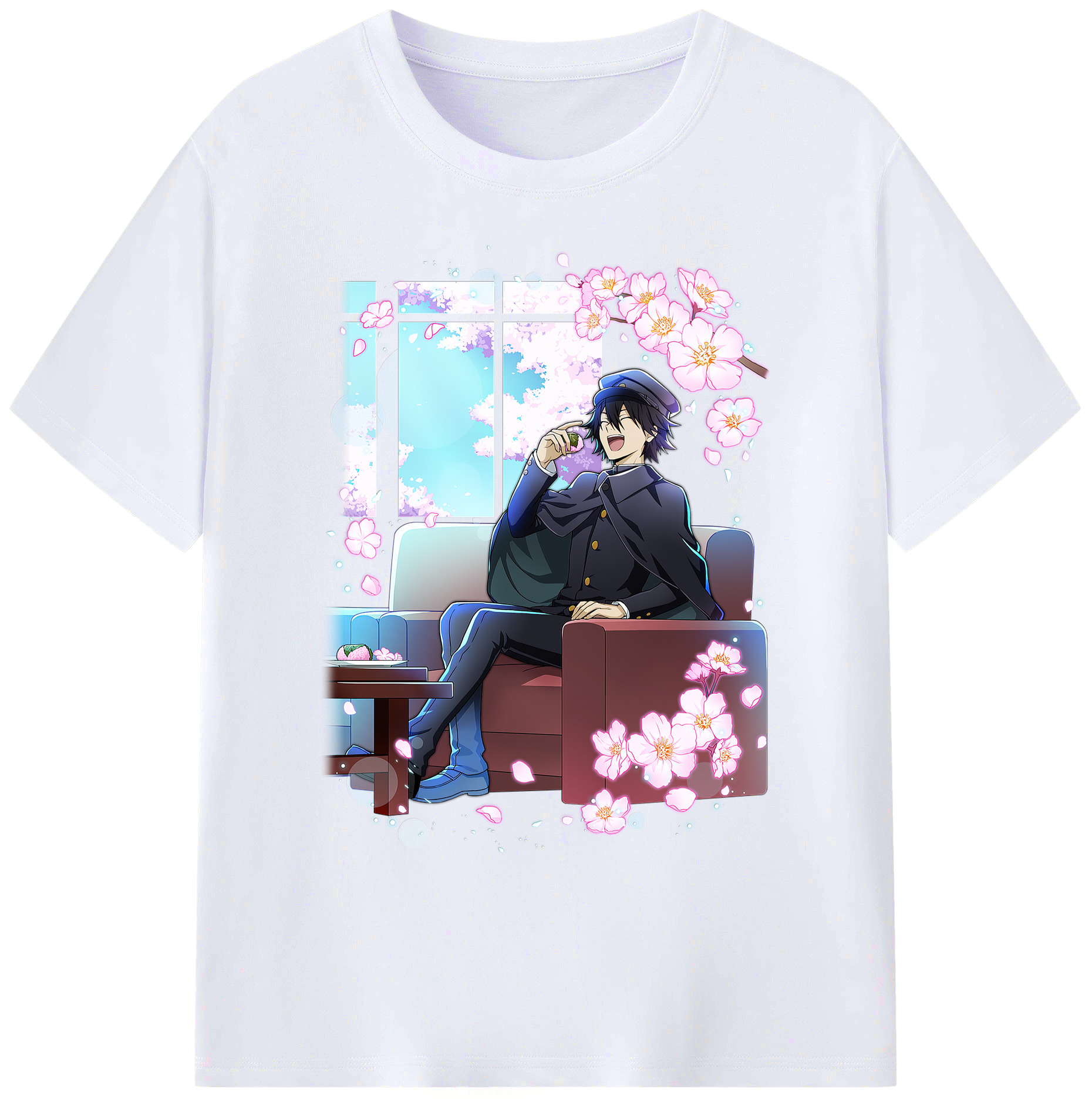 （画像用） 文豪ストレイドッグス Bungo Stray Dogs 綿100％ メンズ半袖Tシャツ｜肌触りやわらか＆通気性