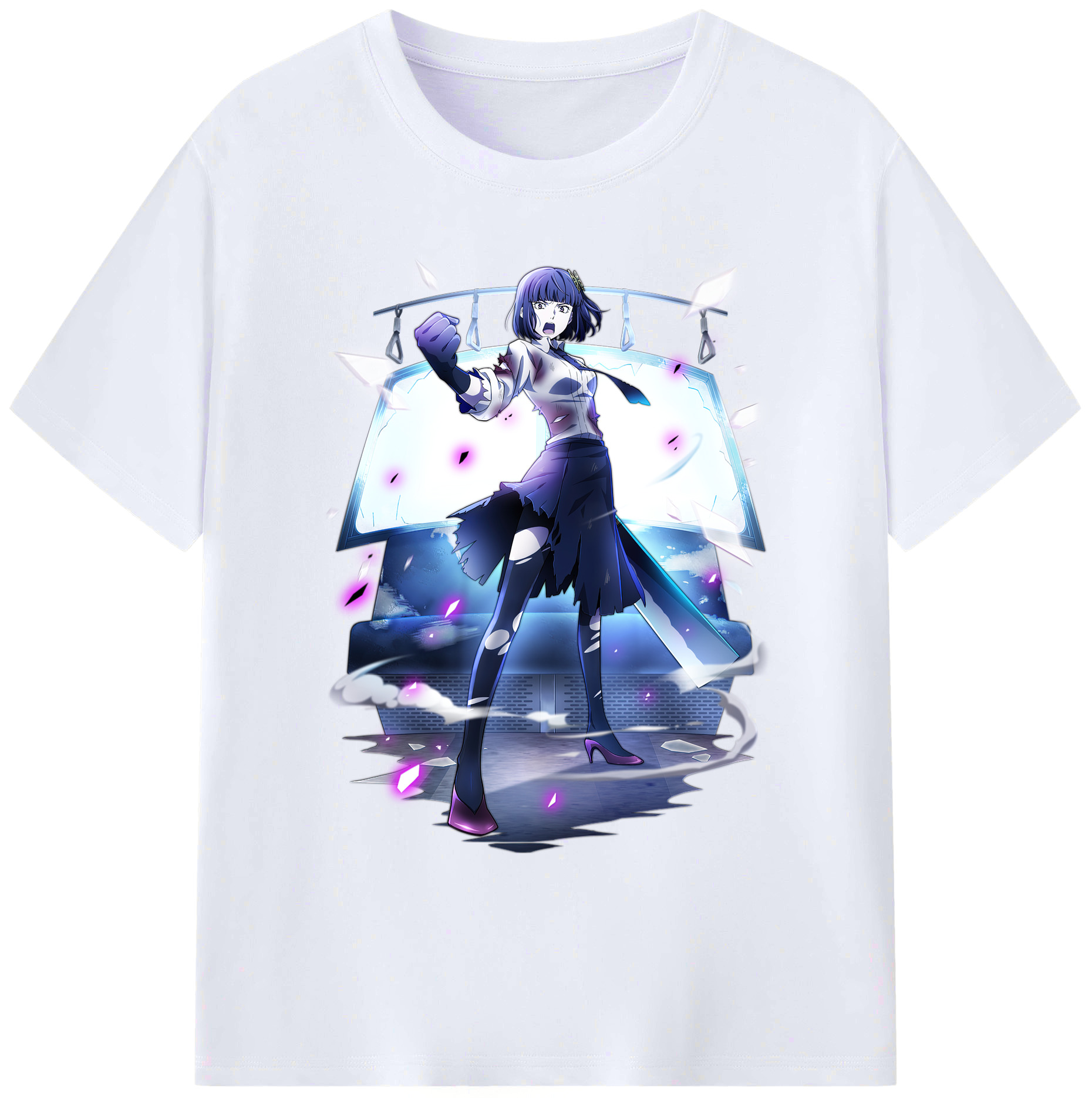 （画像用） 文豪ストレイドッグス Bungo Stray Dogs 綿100％ メンズ半袖Tシャツ｜肌触りやわらか＆通気性