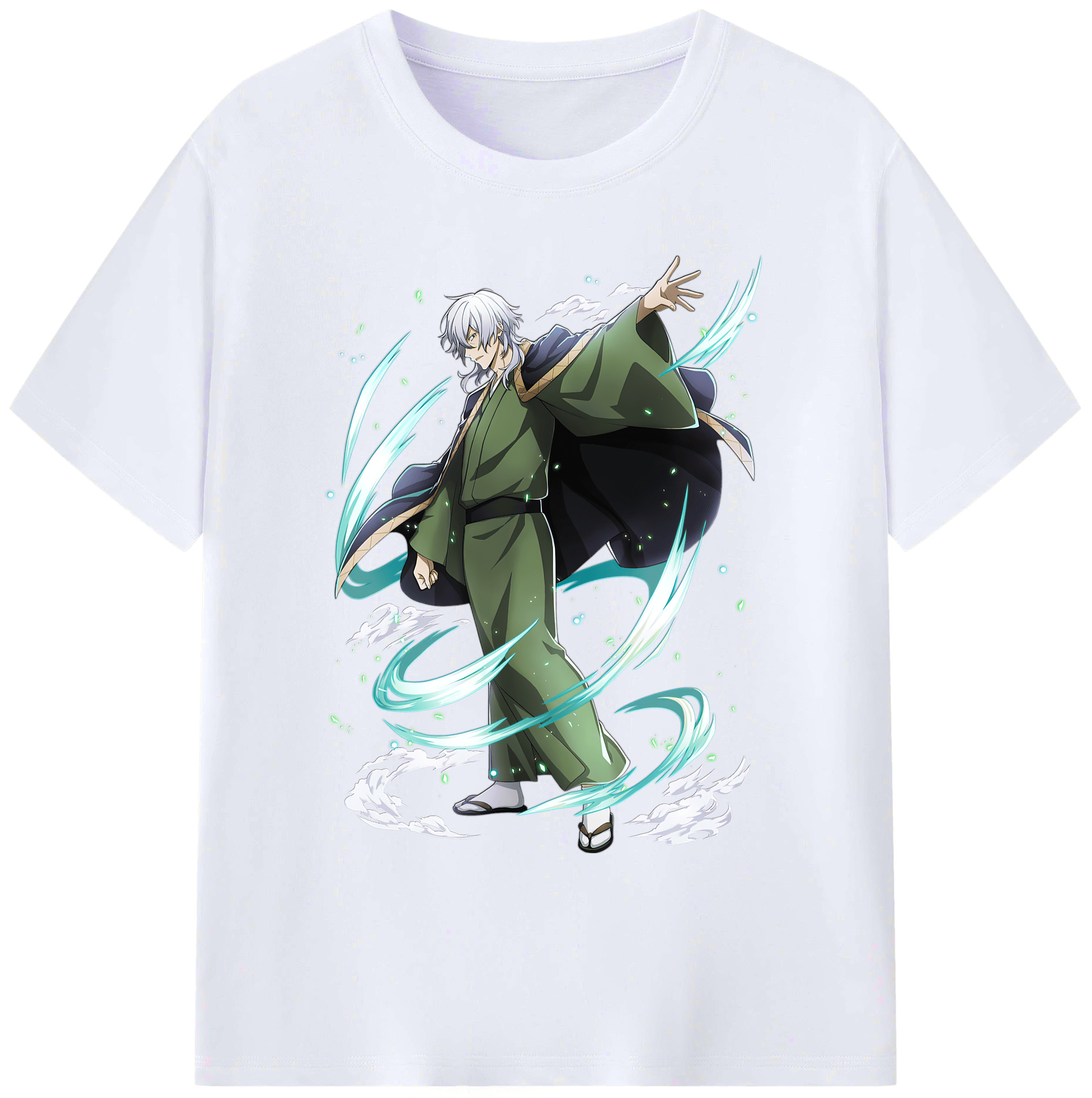 （画像用） 文豪ストレイドッグス Bungo Stray Dogs 綿100％ メンズ半袖Tシャツ｜肌触りやわらか＆通気性