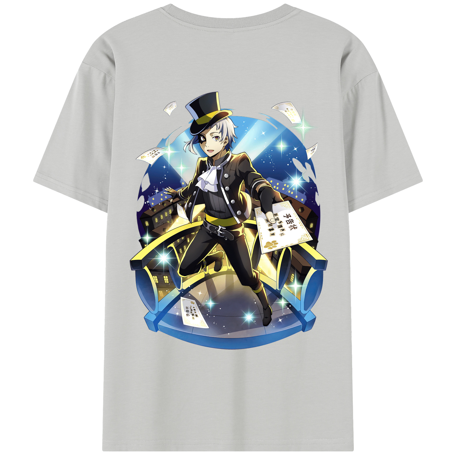 （画像用） 文豪ストレイドッグス Bungo Stray Dogs レディース半袖Tシャツ(バックプリント)