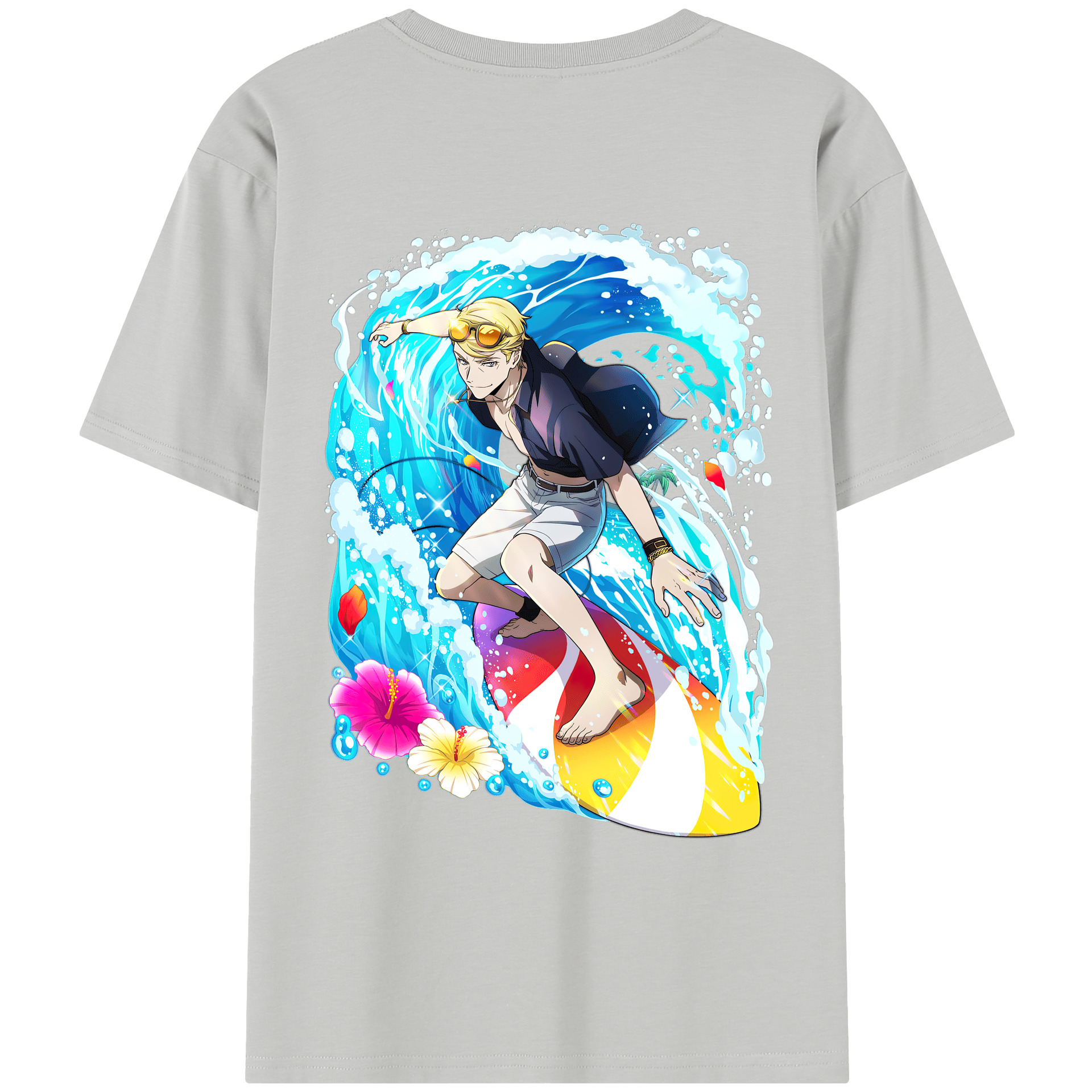 （画像用） 文豪ストレイドッグス Bungo Stray Dogs レディース半袖Tシャツ(バックプリント)