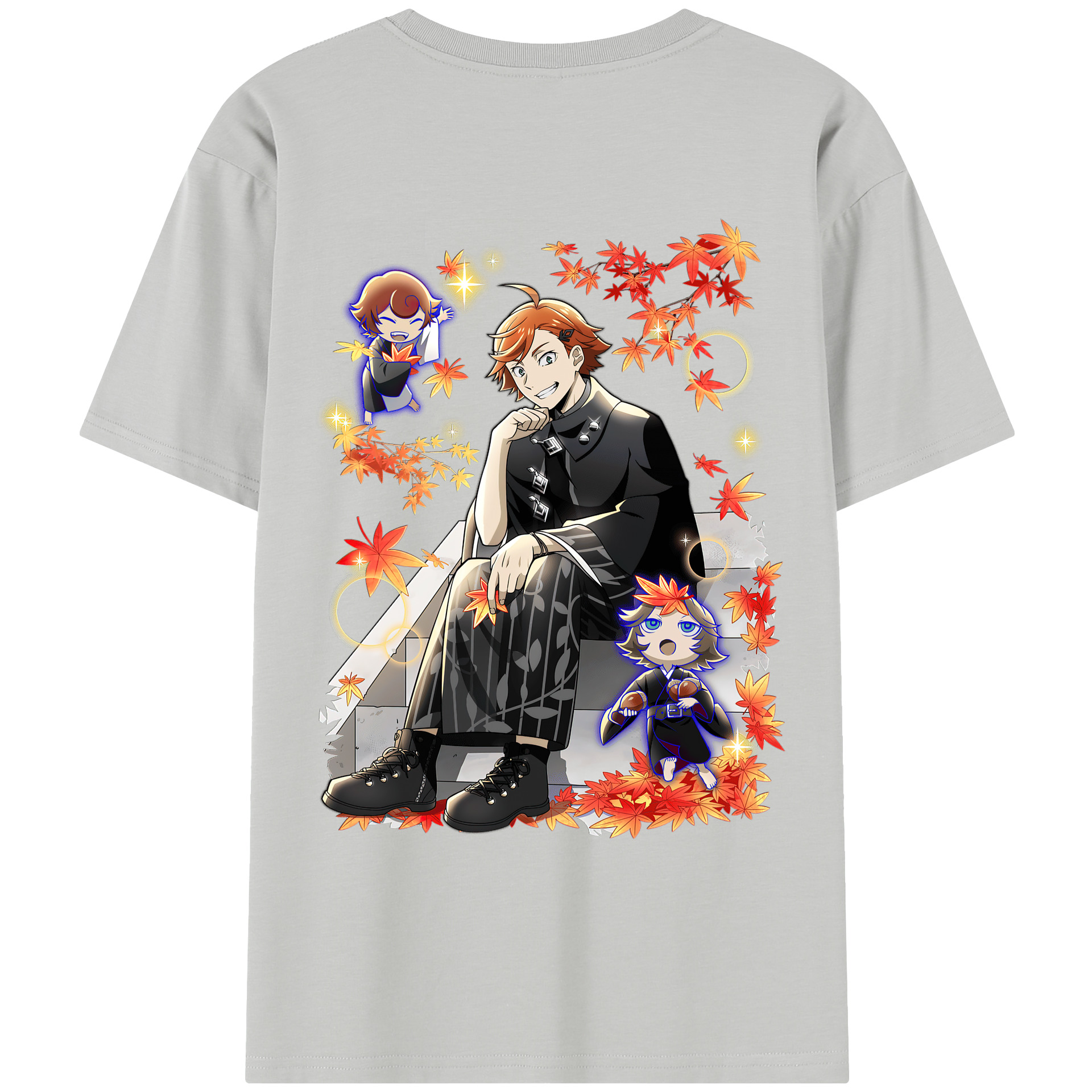 （画像用） 文豪ストレイドッグス Bungo Stray Dogs レディース半袖Tシャツ(バックプリント)