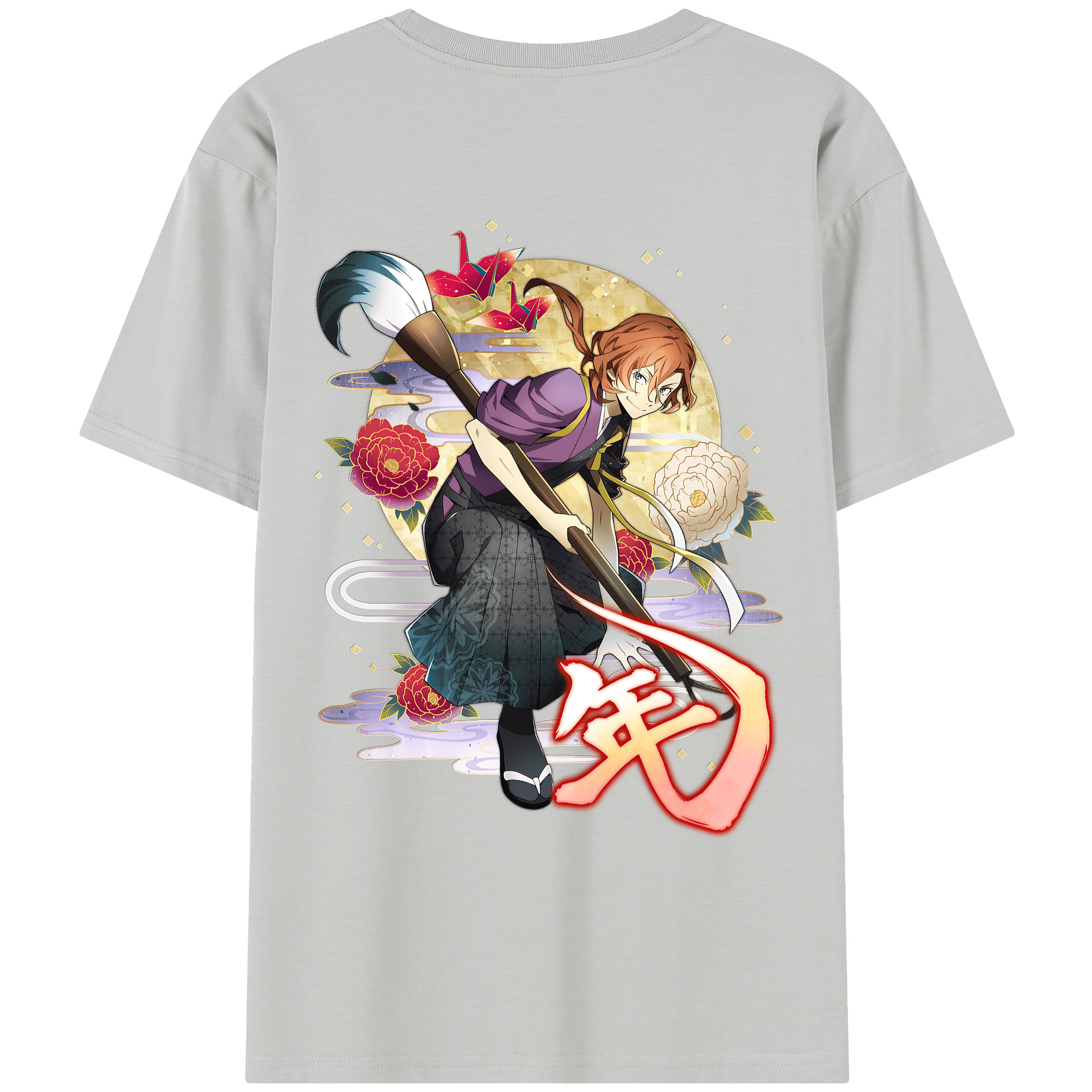 （画像用） 文豪ストレイドッグス Bungo Stray Dogs レディース半袖Tシャツ(バックプリント)