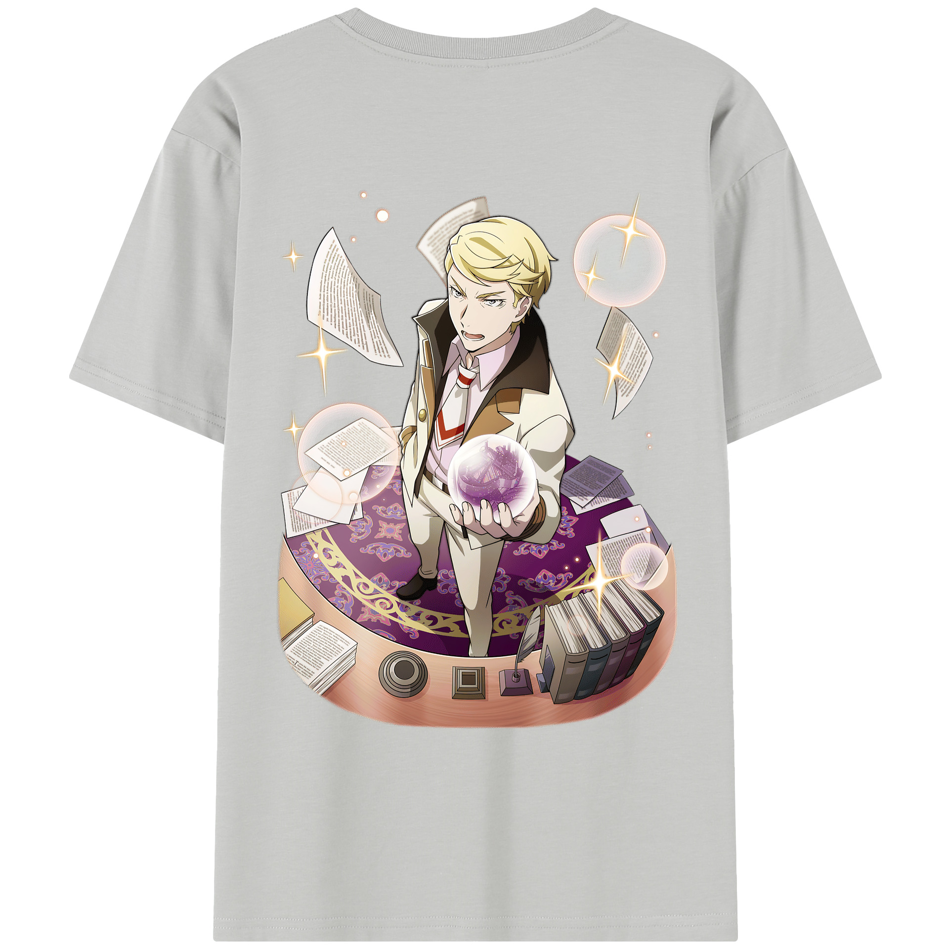 （画像用） 文豪ストレイドッグス Bungo Stray Dogs レディース半袖Tシャツ(バックプリント)