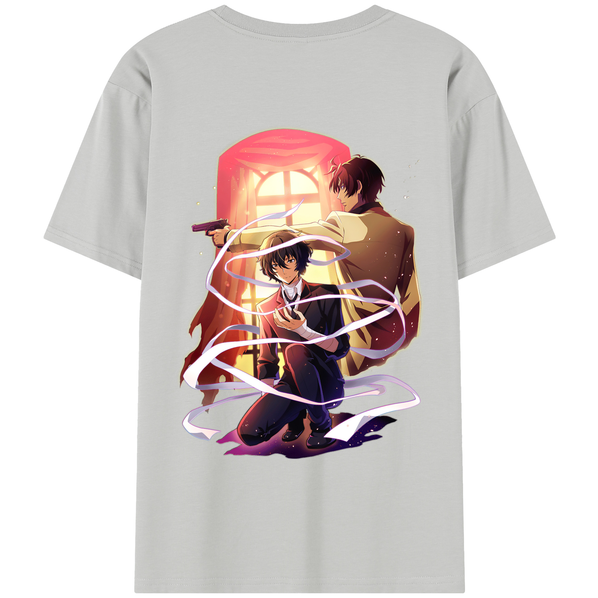 （画像用） 文豪ストレイドッグス Bungo Stray Dogs レディース半袖Tシャツ(バックプリント)