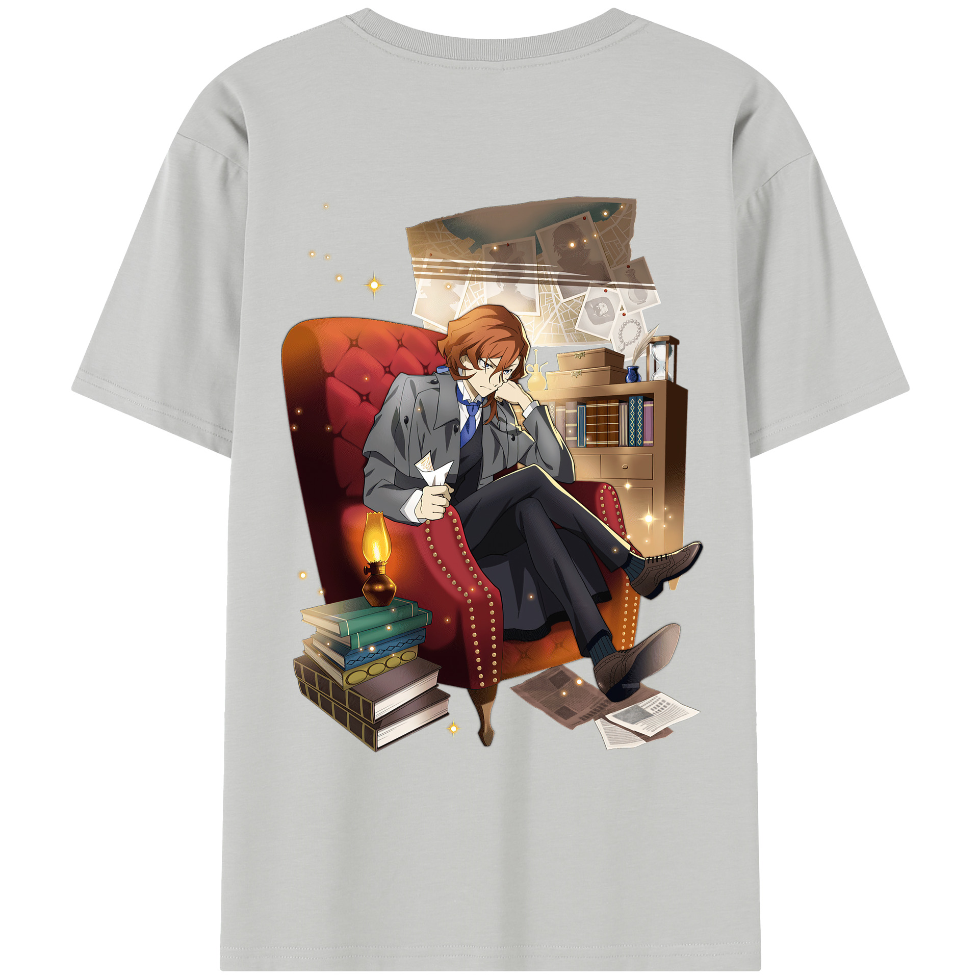 （画像用） 文豪ストレイドッグス Bungo Stray Dogs レディース半袖Tシャツ(バックプリント)