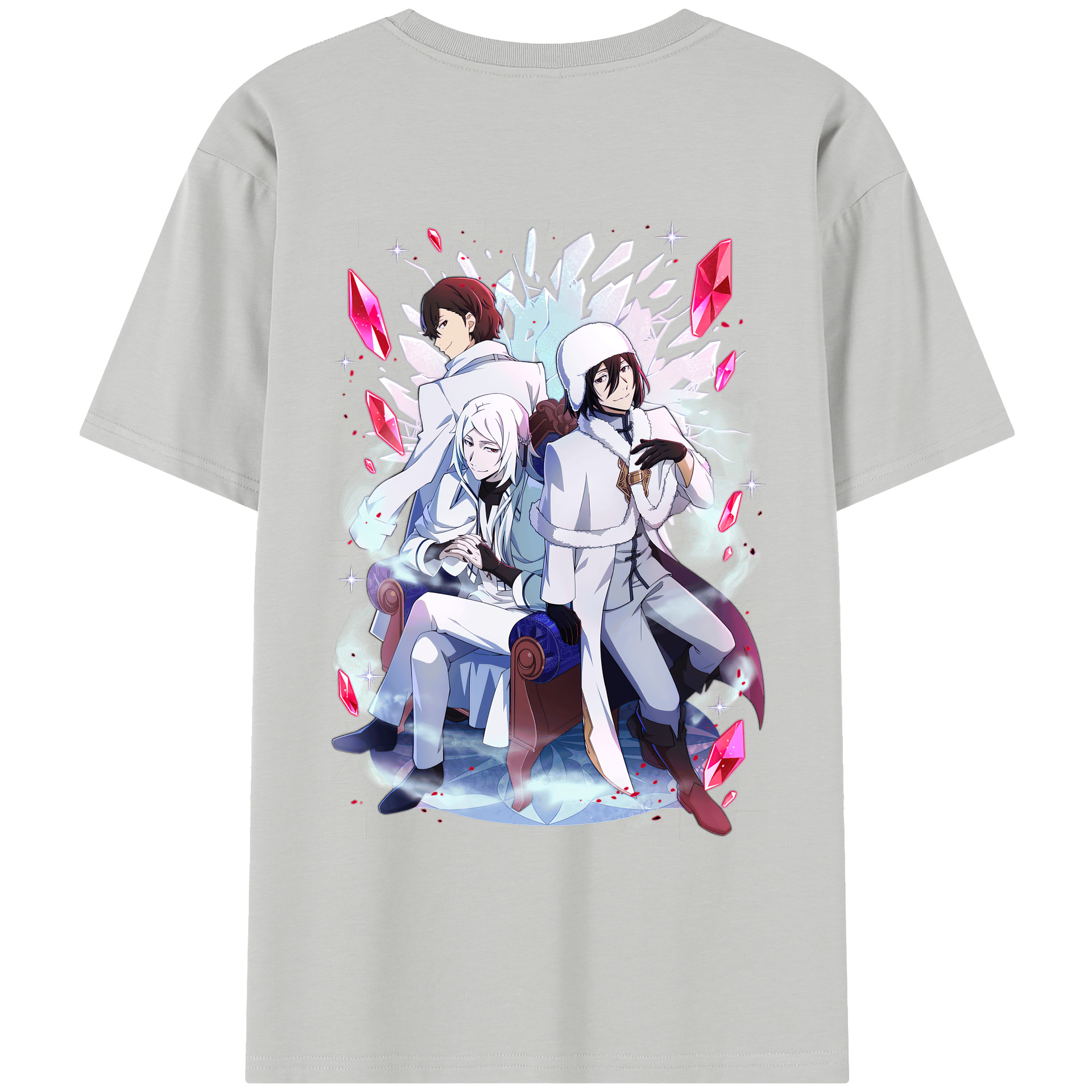 （画像用） 文豪ストレイドッグス Bungo Stray Dogs レディース半袖Tシャツ(バックプリント)