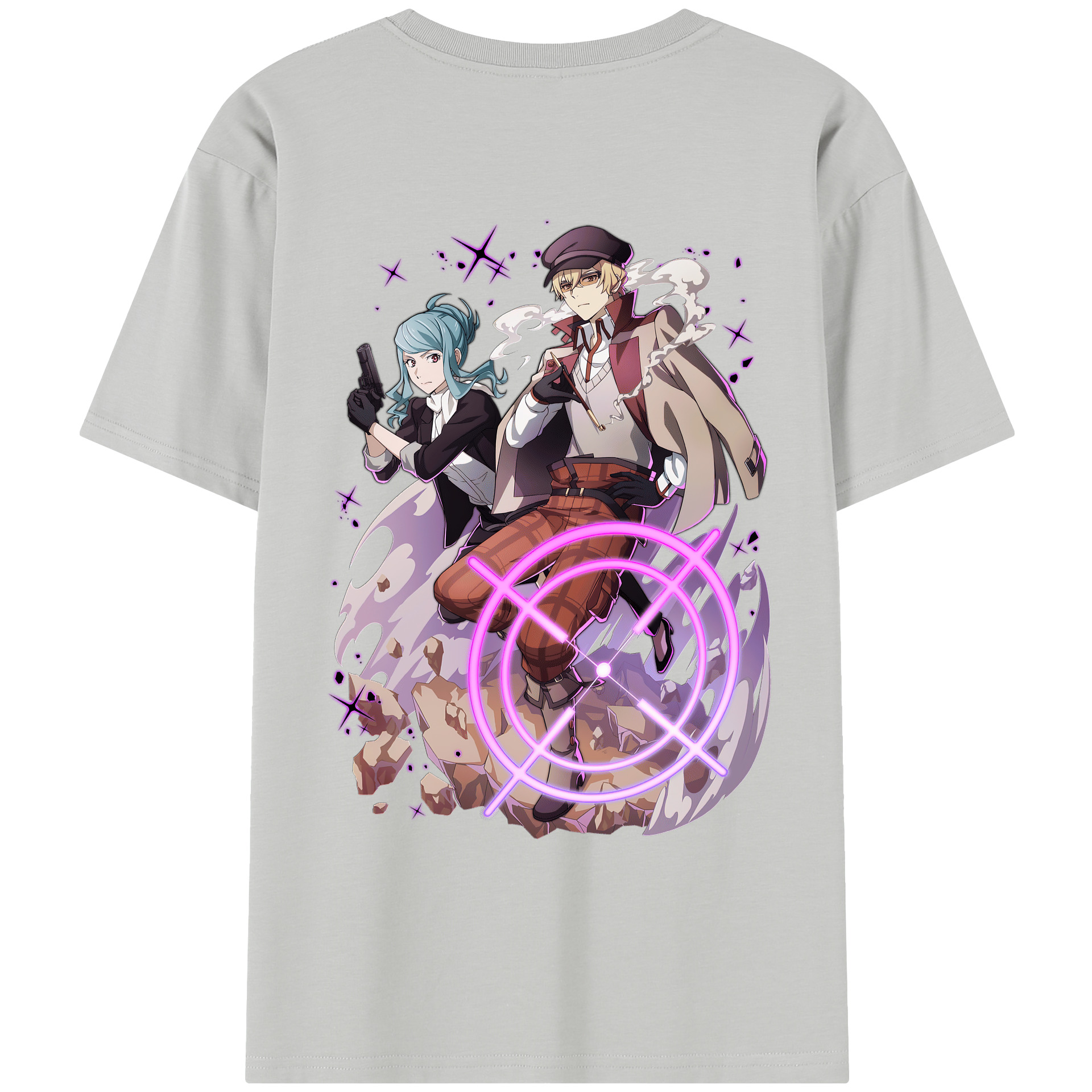 （画像用） 文豪ストレイドッグス Bungo Stray Dogs レディース半袖Tシャツ(バックプリント)