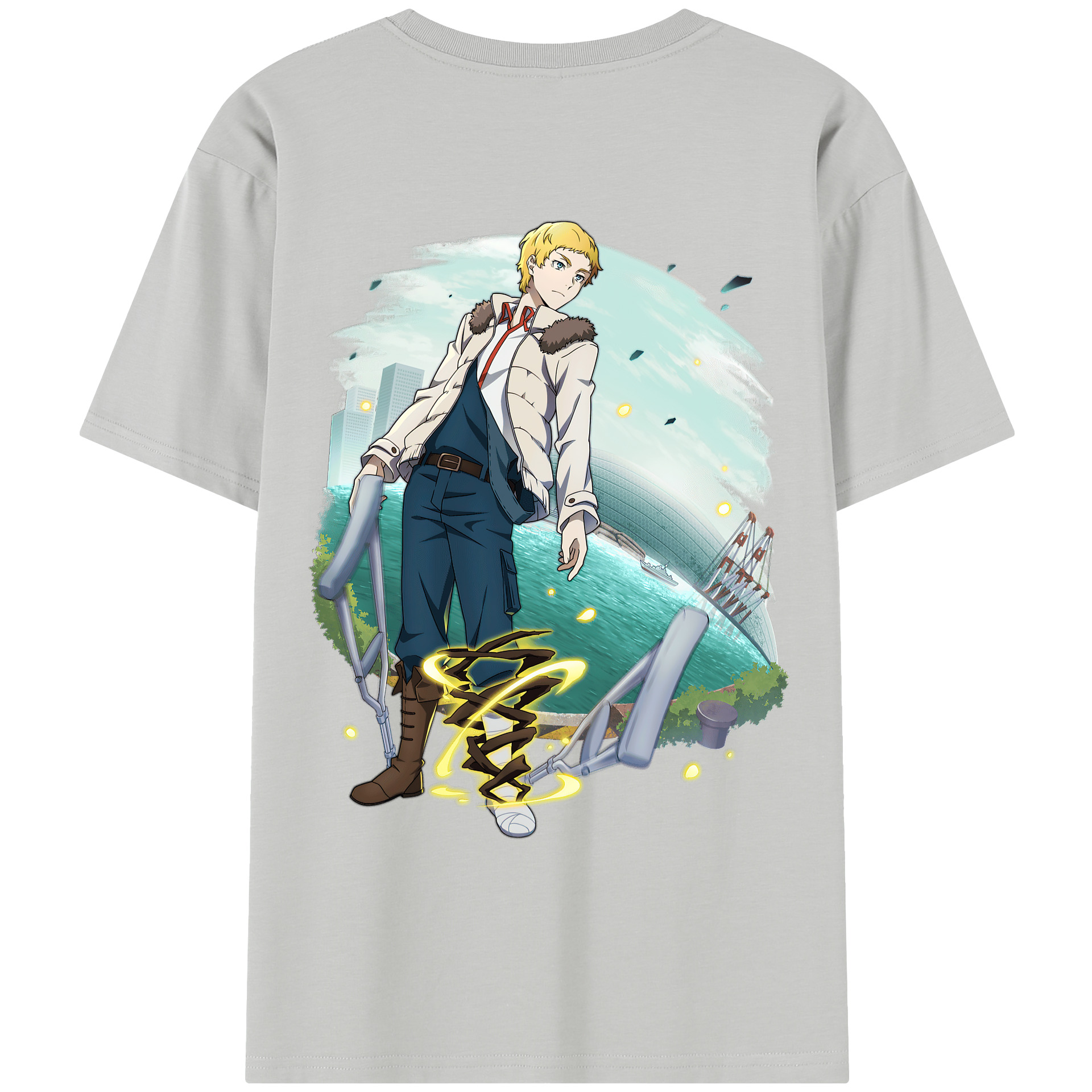 （画像用） 文豪ストレイドッグス Bungo Stray Dogs レディース半袖Tシャツ(バックプリント)