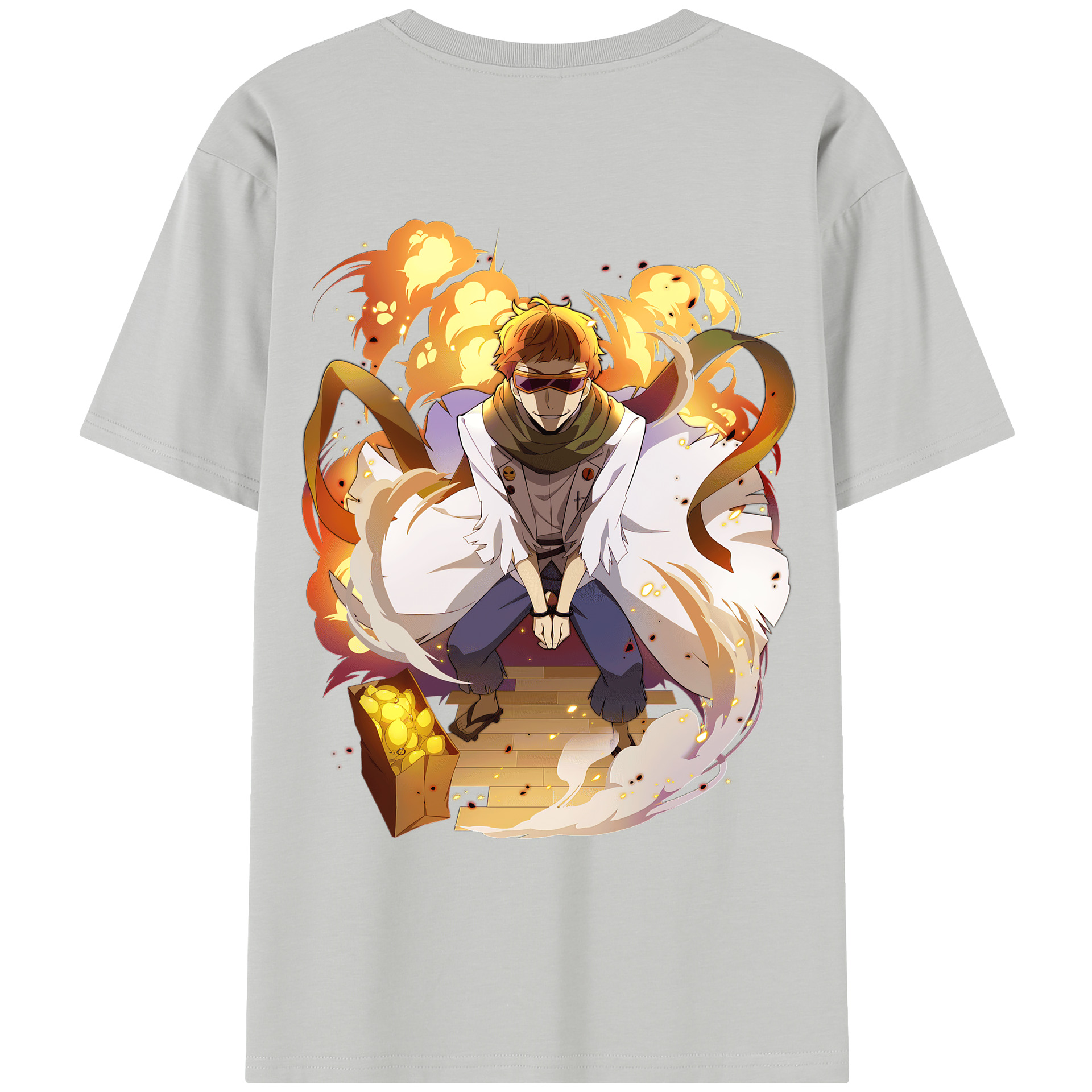 （画像用） 文豪ストレイドッグス Bungo Stray Dogs レディース半袖Tシャツ(バックプリント)