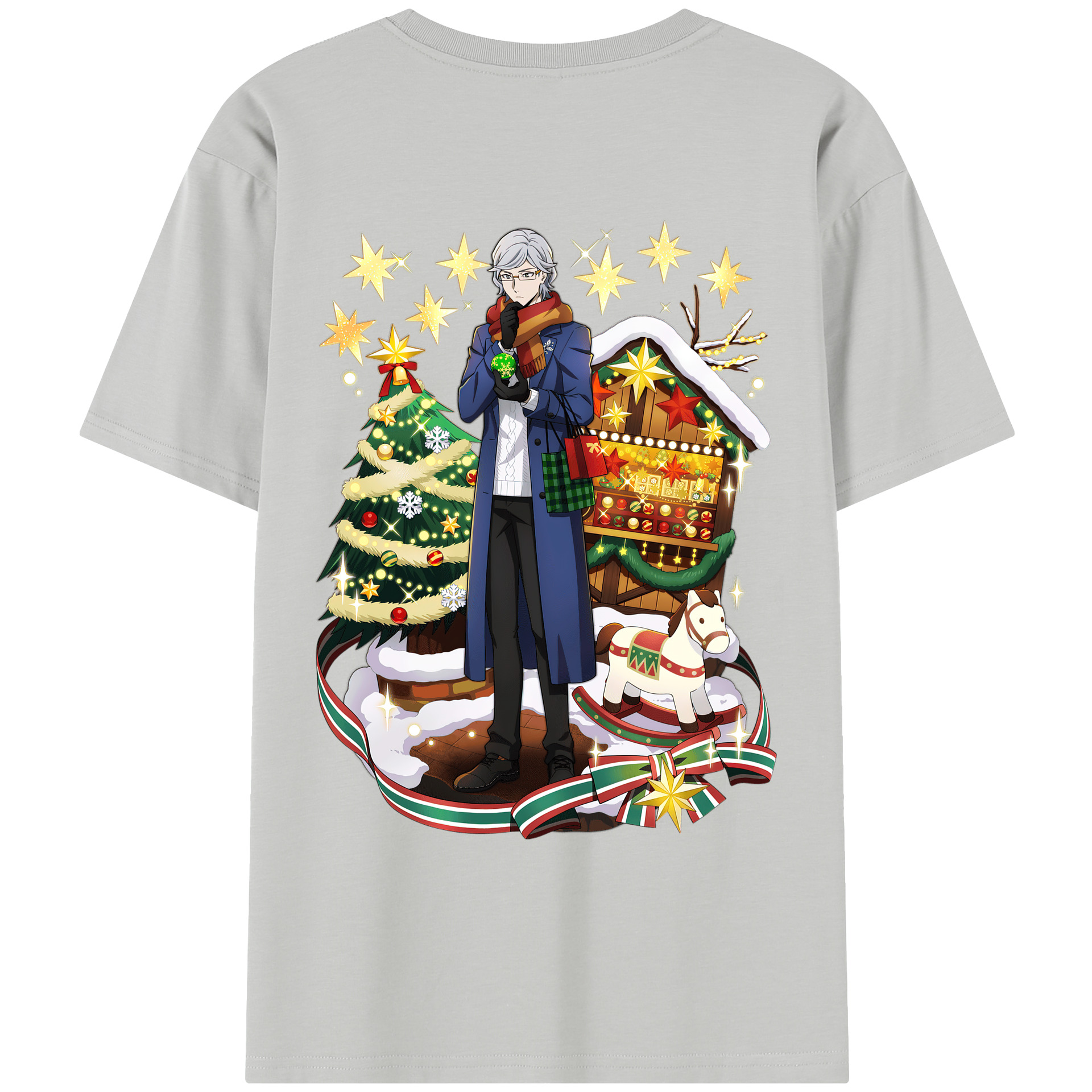 （画像用） 文豪ストレイドッグス Bungo Stray Dogs レディース半袖Tシャツ(バックプリント)