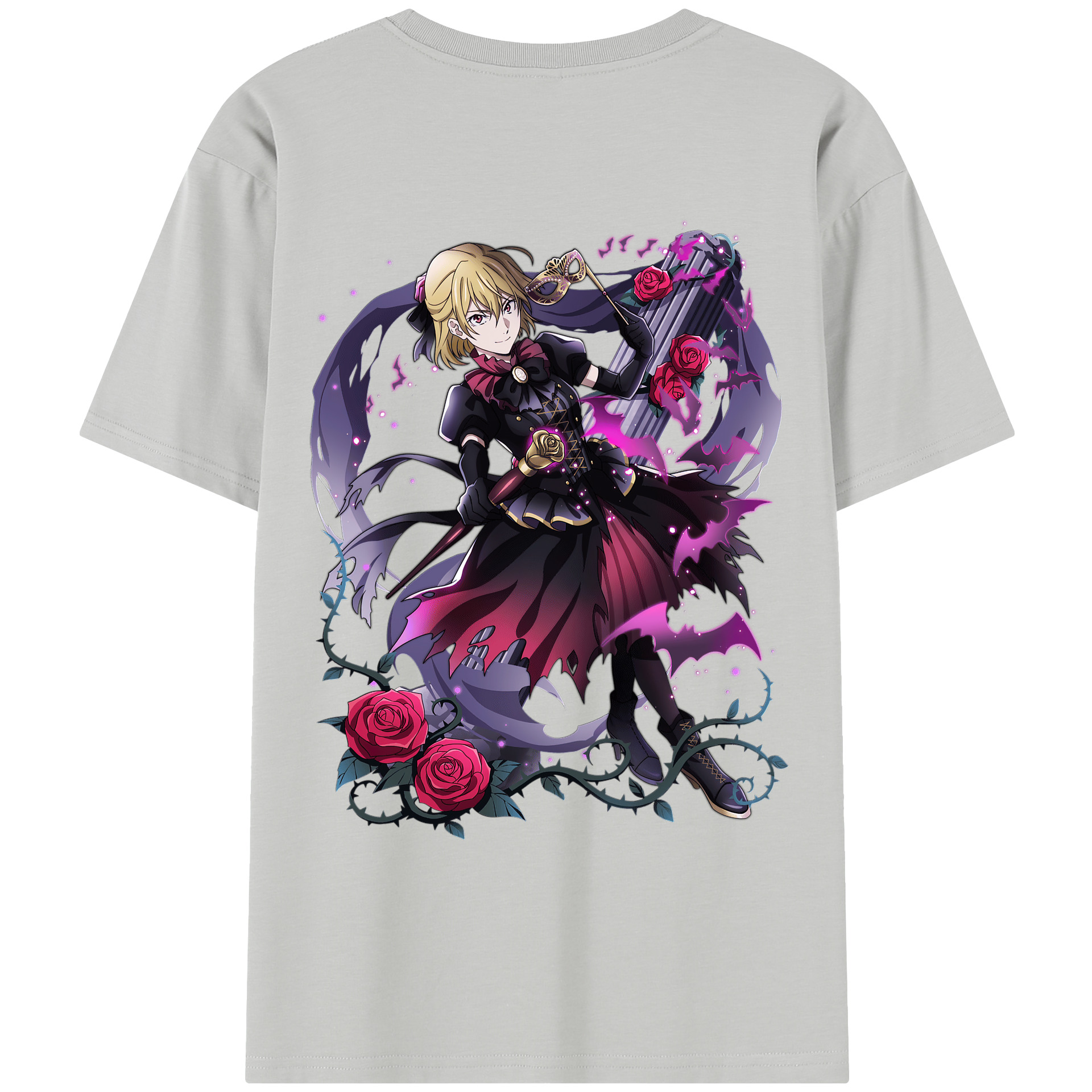 （画像用） 文豪ストレイドッグス Bungo Stray Dogs レディース半袖Tシャツ(バックプリント)