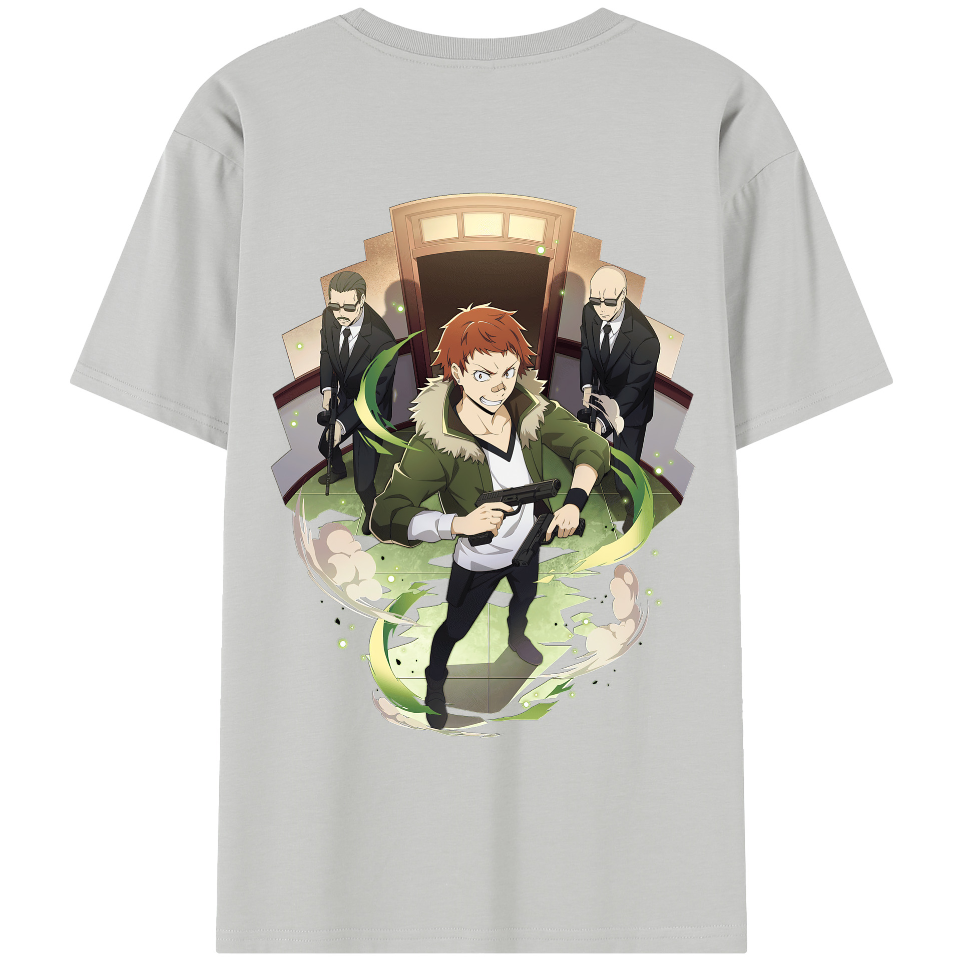 （画像用） 文豪ストレイドッグス Bungo Stray Dogs レディース半袖Tシャツ(バックプリント)