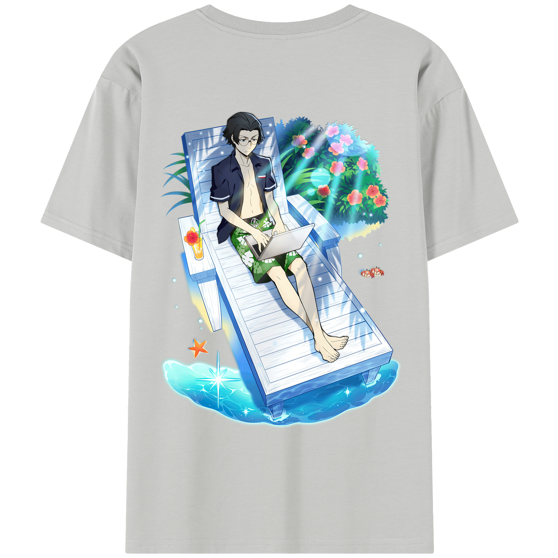 （画像用） 文豪ストレイドッグス Bungo Stray Dogs レディース半袖Tシャツ(バックプリント)