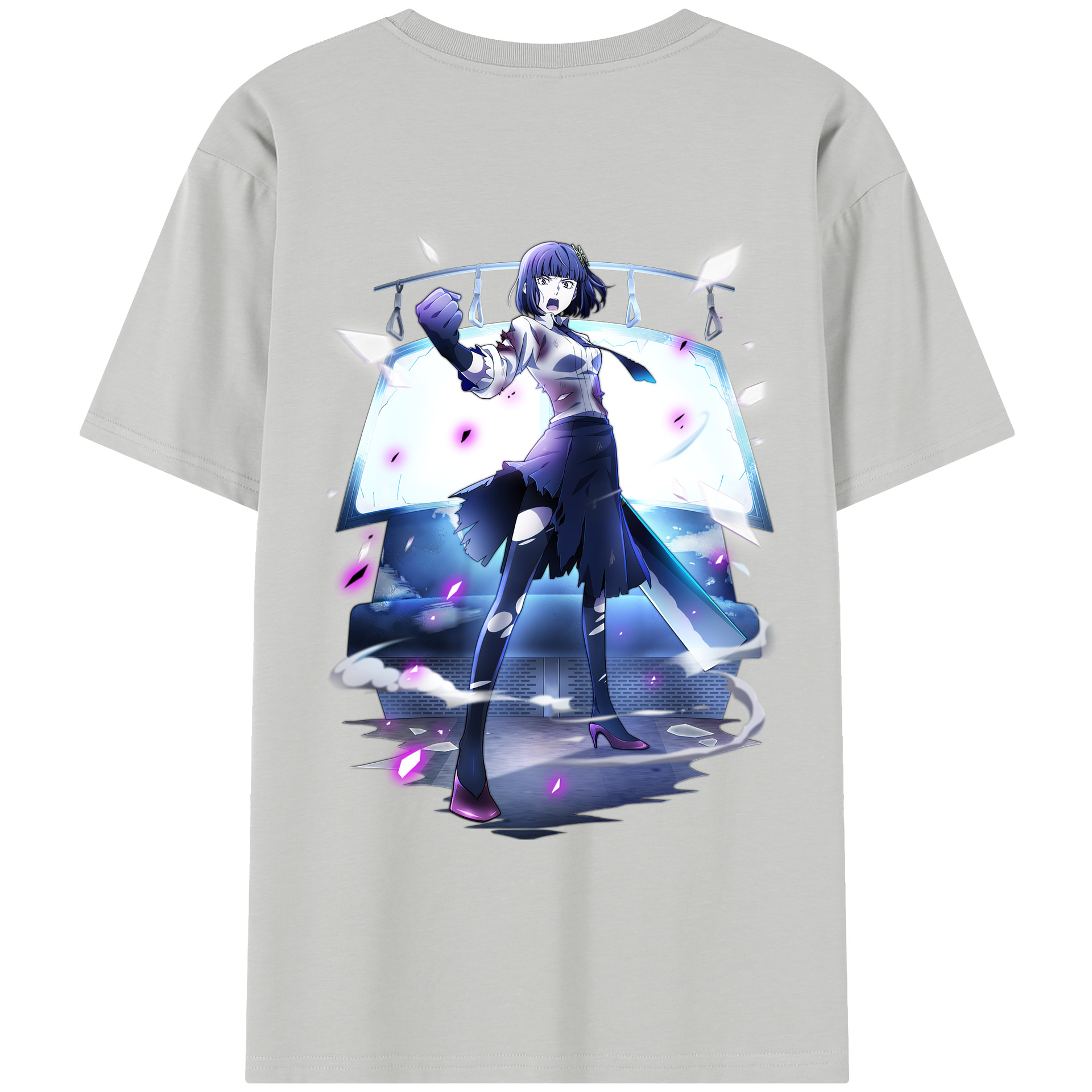 （画像用） 文豪ストレイドッグス Bungo Stray Dogs レディース半袖Tシャツ(バックプリント)