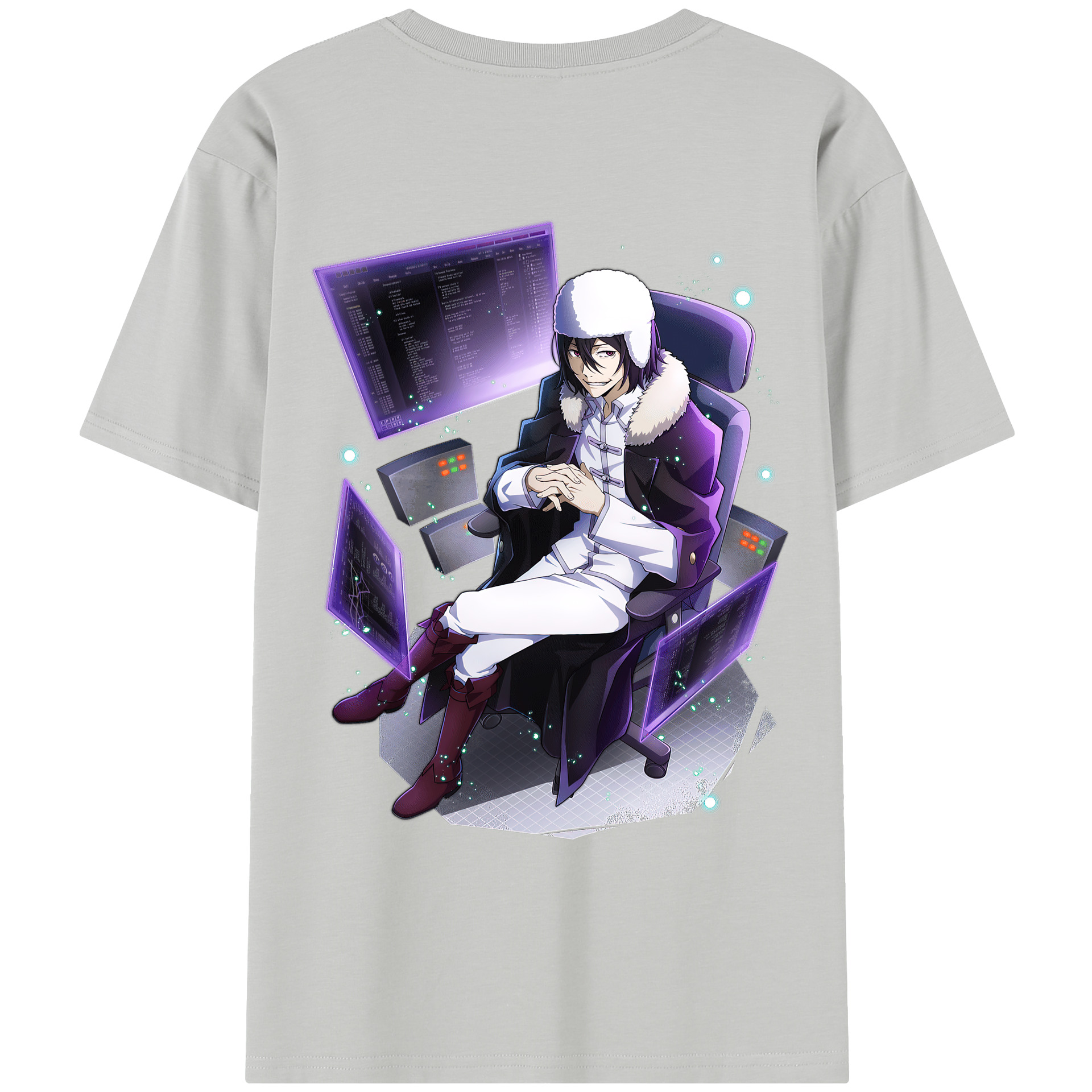 （画像用） 文豪ストレイドッグス Bungo Stray Dogs レディース半袖Tシャツ(バックプリント)