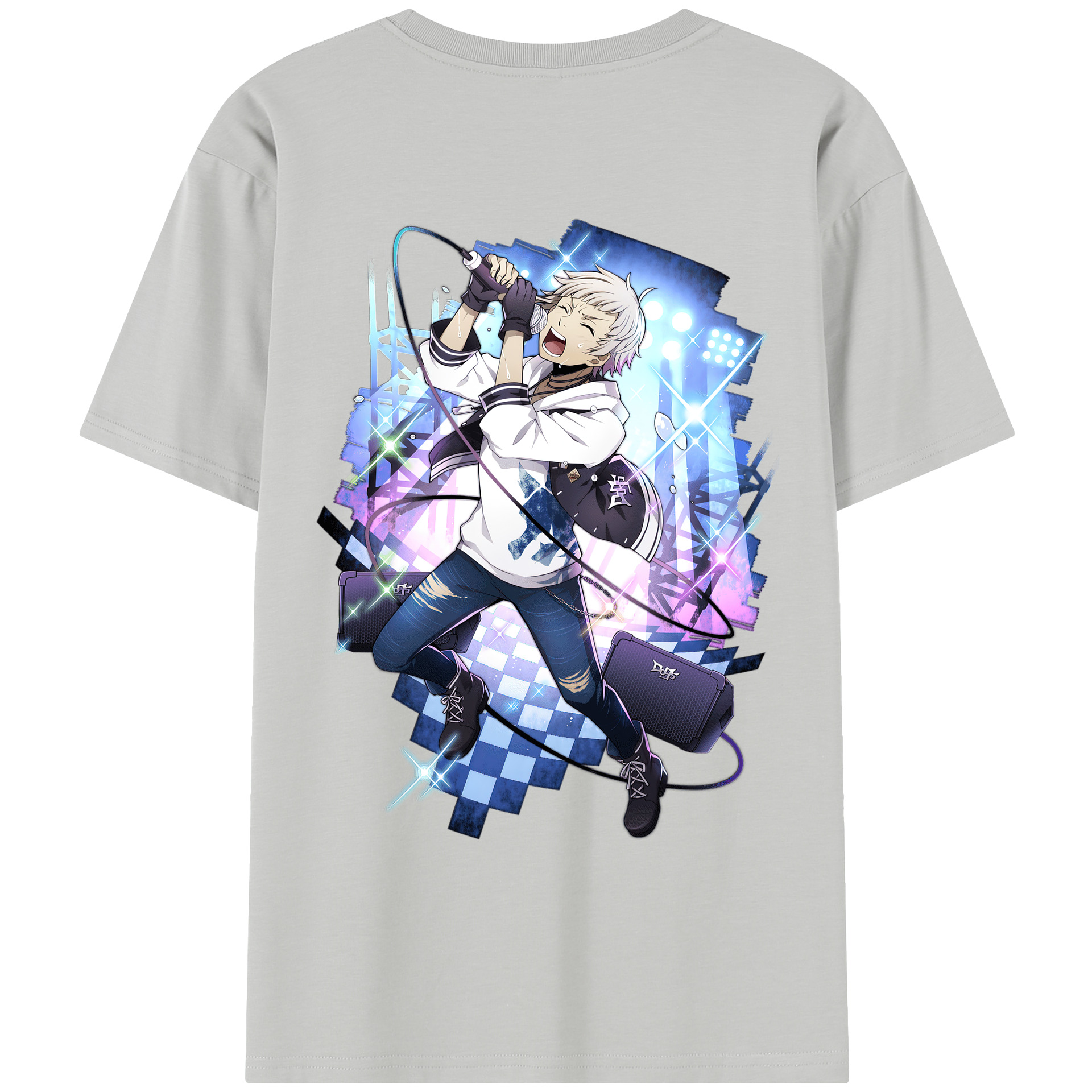 （画像用） 文豪ストレイドッグス Bungo Stray Dogs レディース半袖Tシャツ(バックプリント)