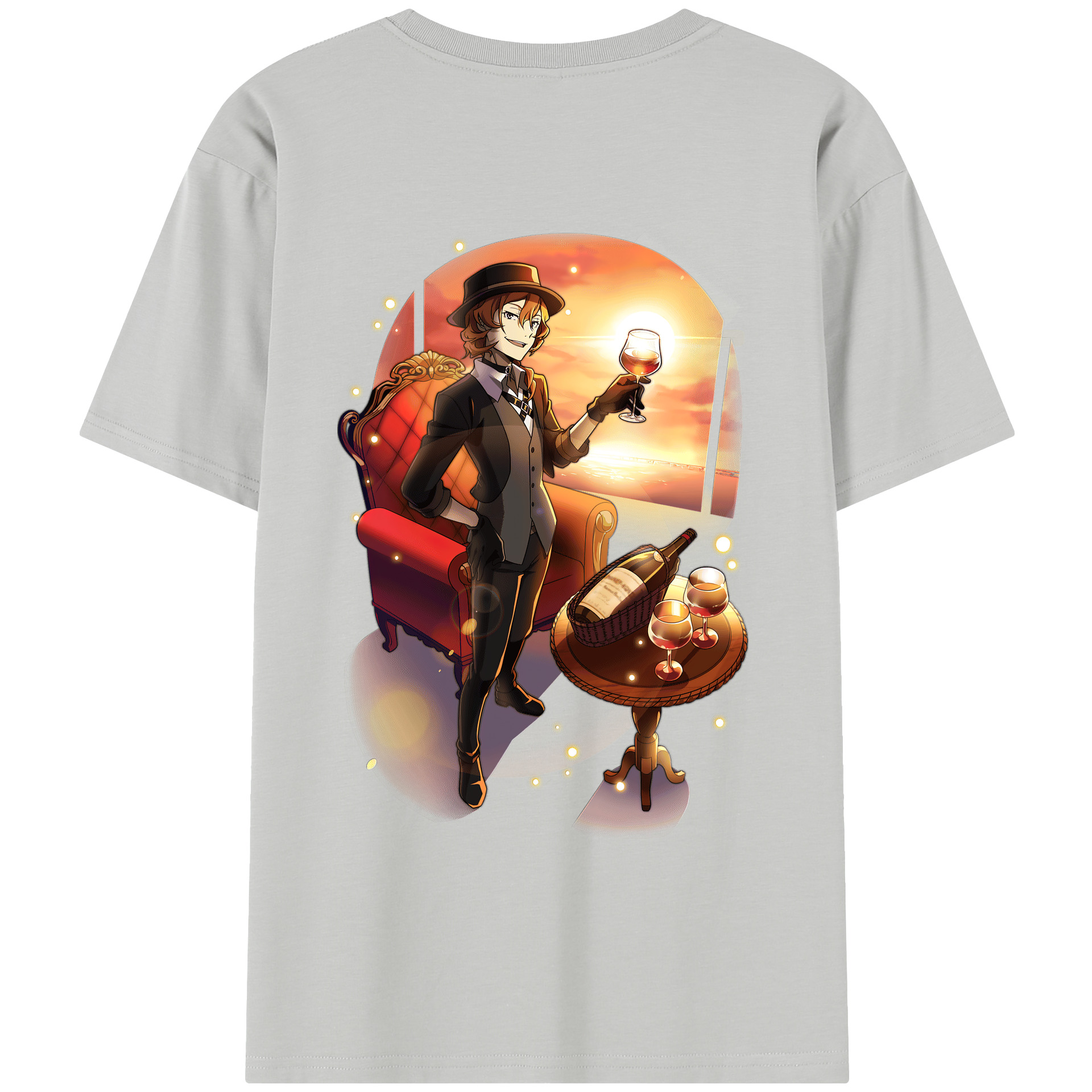 （画像用） 文豪ストレイドッグス Bungo Stray Dogs レディース半袖Tシャツ(バックプリント)