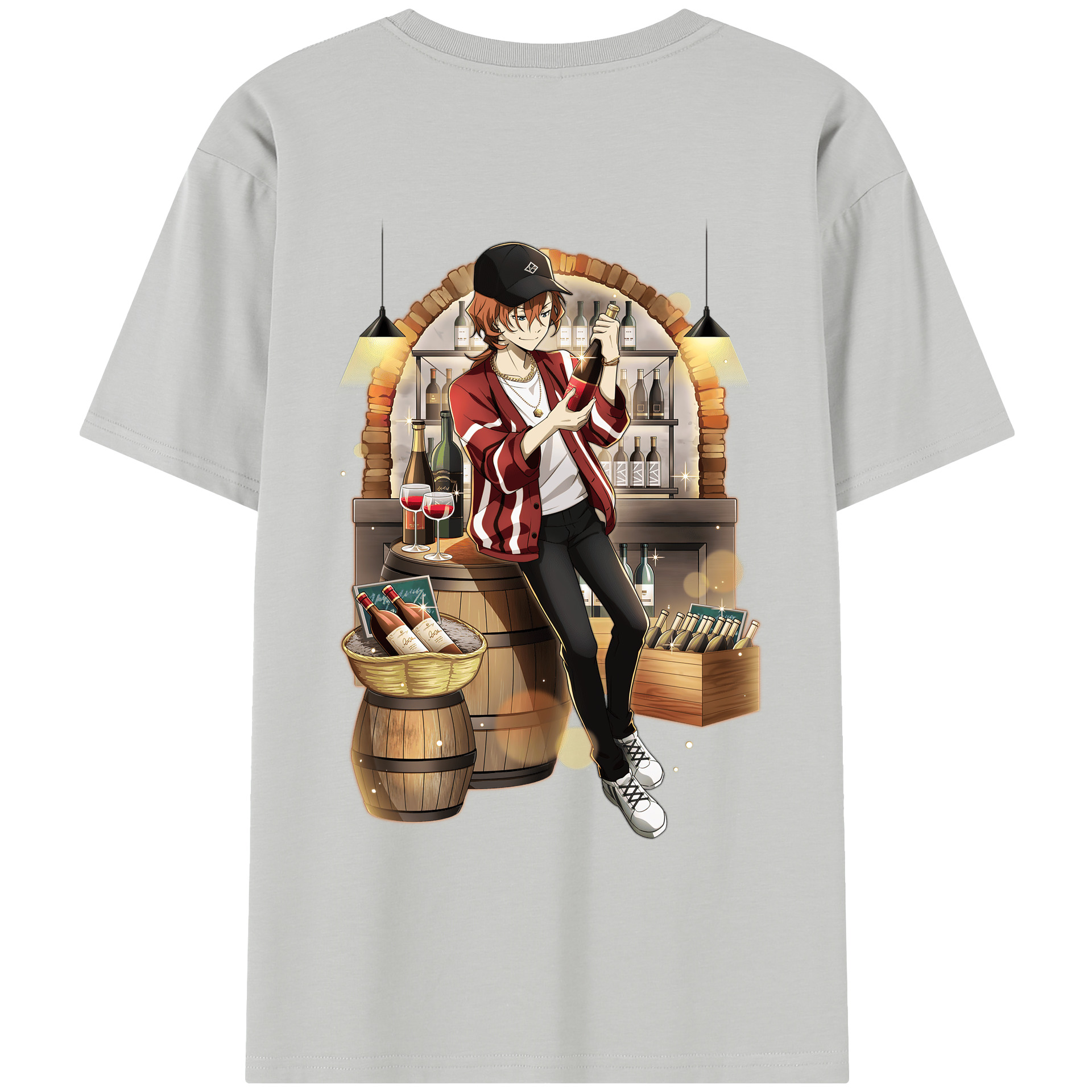 （画像用） 文豪ストレイドッグス Bungo Stray Dogs レディース半袖Tシャツ(バックプリント)