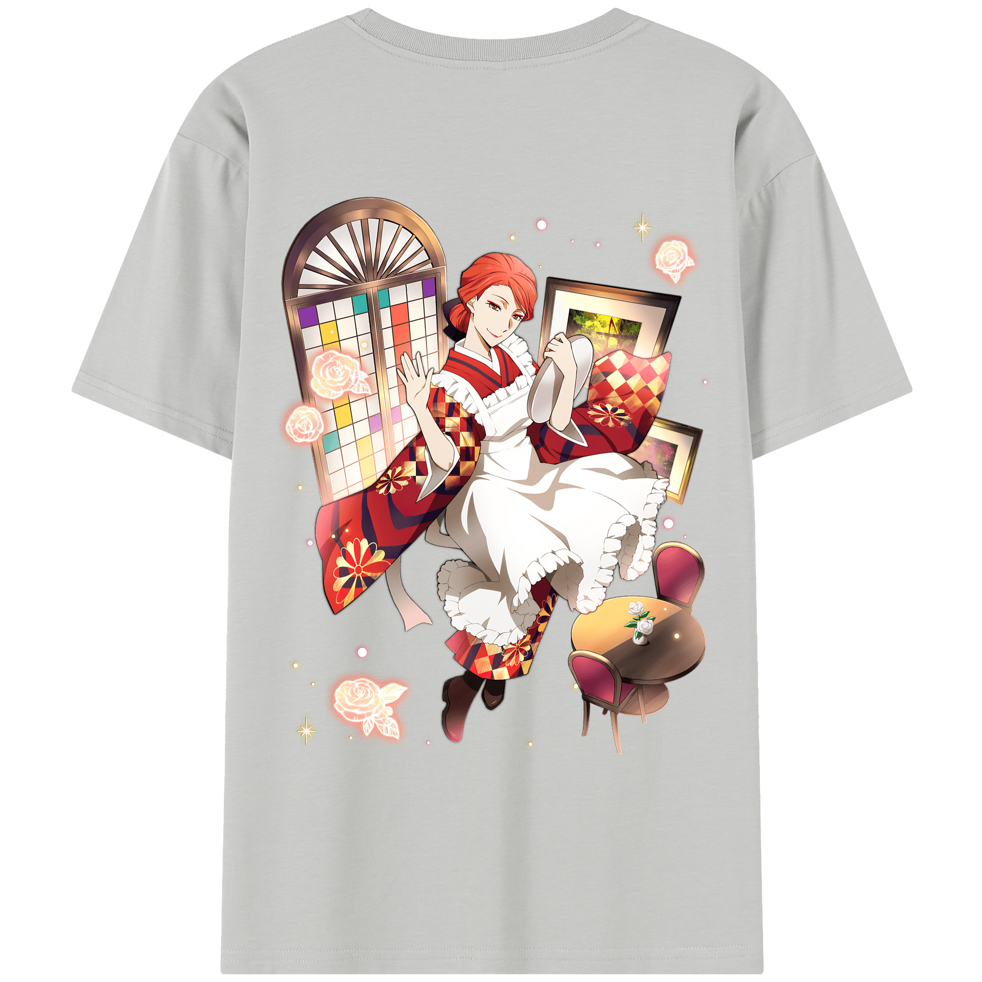 （画像用） 文豪ストレイドッグス Bungo Stray Dogs レディース半袖Tシャツ(バックプリント)