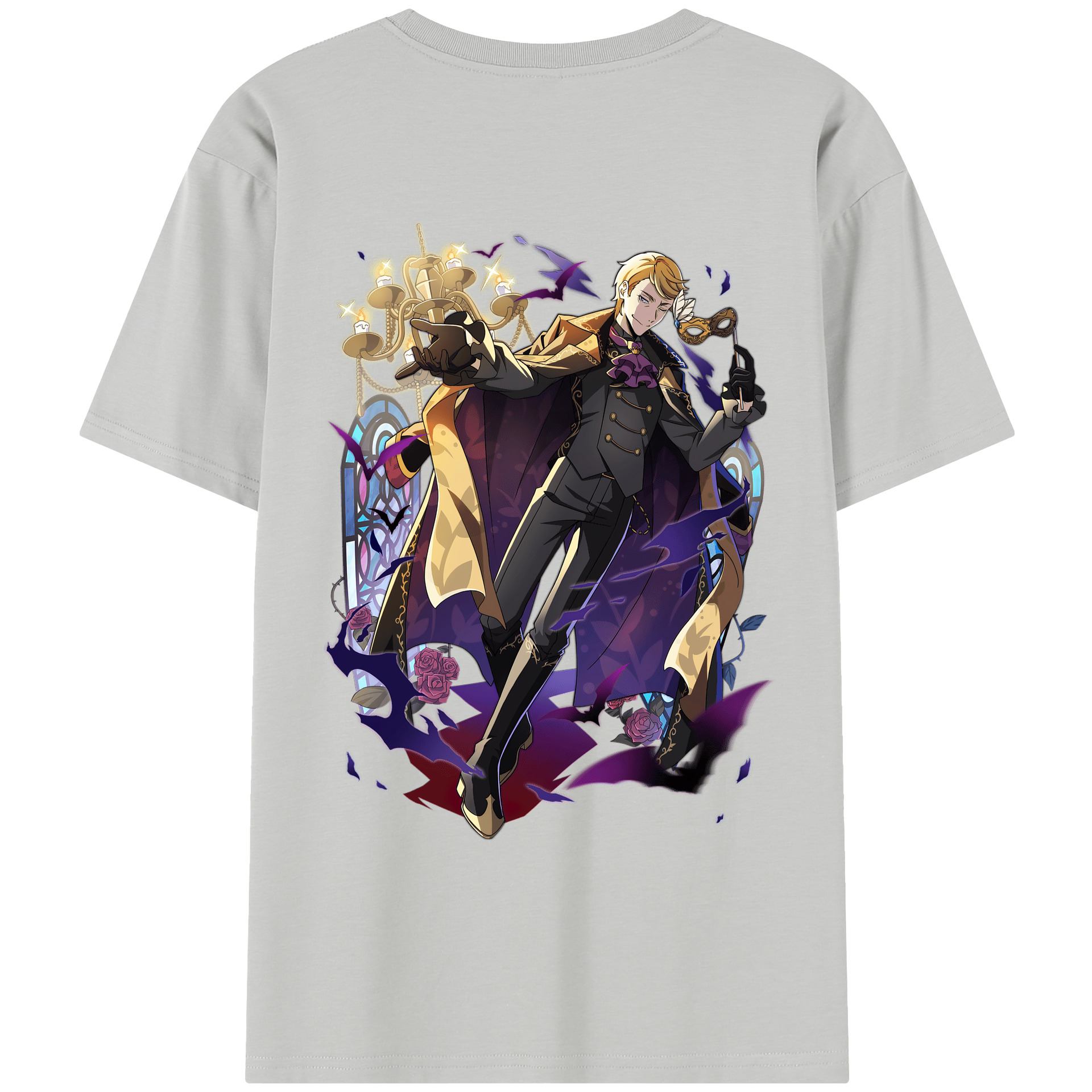 （画像用） 文豪ストレイドッグス Bungo Stray Dogs レディース半袖Tシャツ(バックプリント)