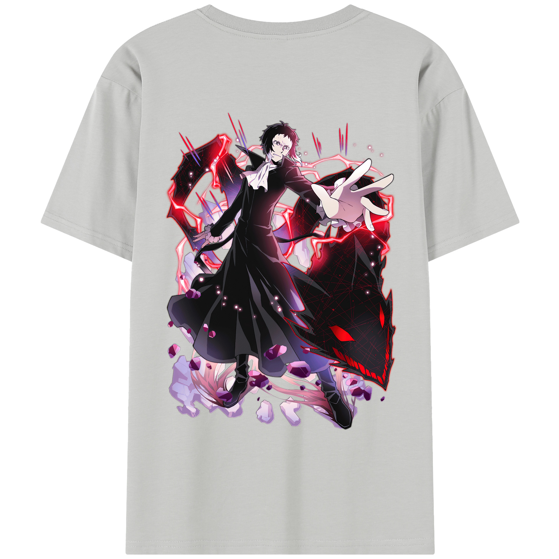 （画像用） 文豪ストレイドッグス Bungo Stray Dogs レディース半袖Tシャツ(バックプリント)