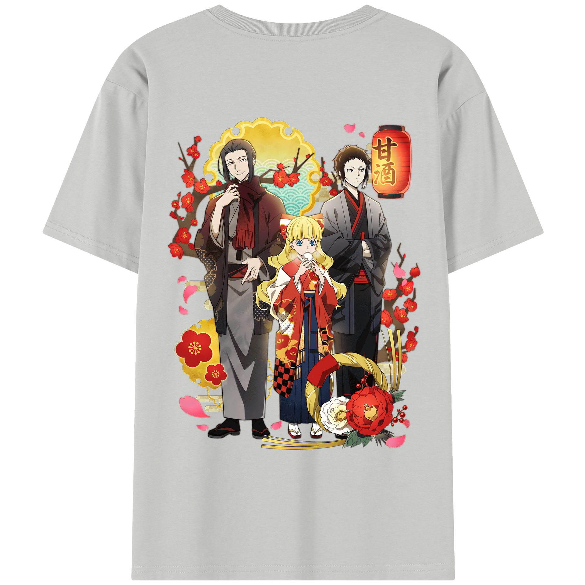 （画像用） 文豪ストレイドッグス Bungo Stray Dogs レディース半袖Tシャツ(バックプリント)