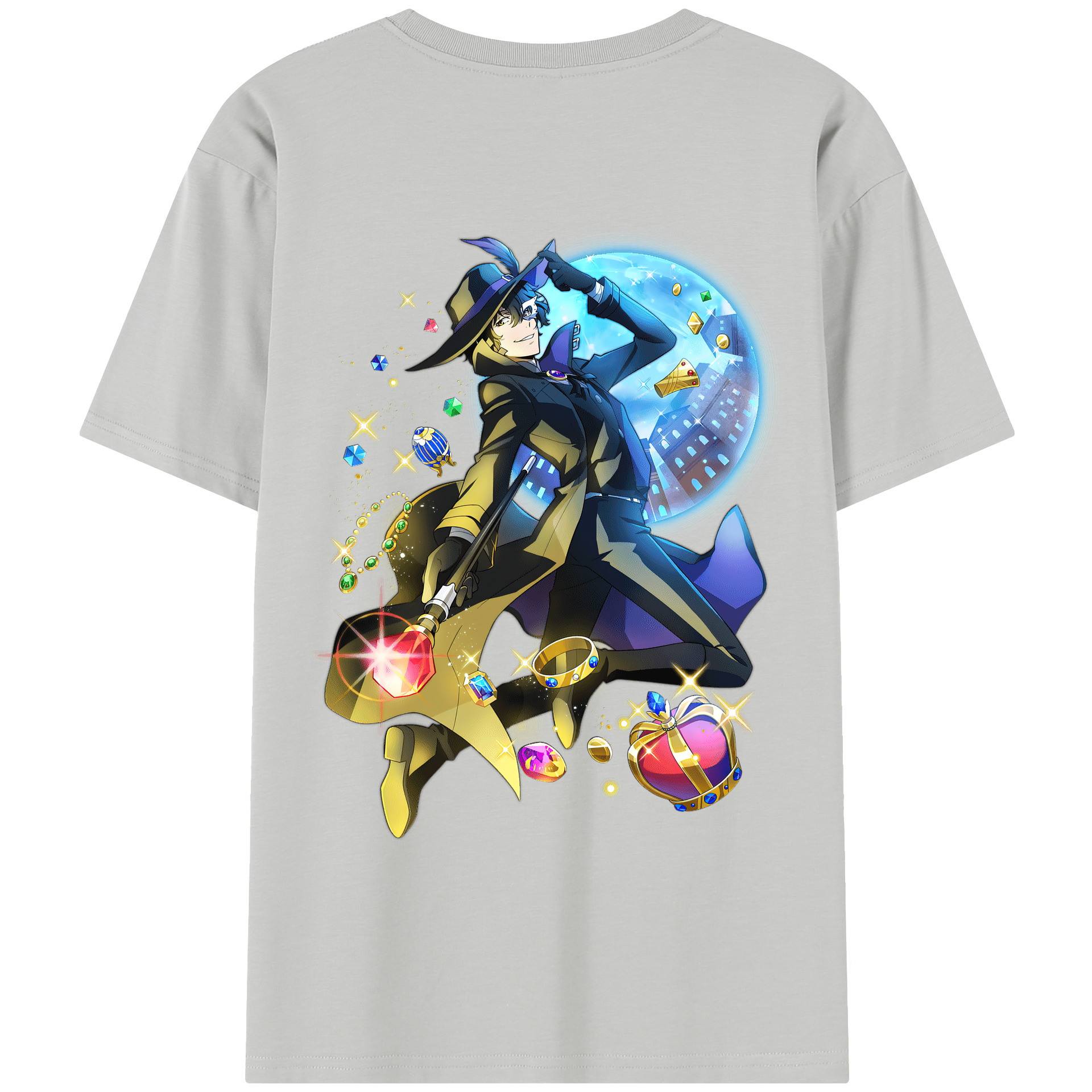 （画像用） 文豪ストレイドッグス Bungo Stray Dogs レディース半袖Tシャツ(バックプリント)
