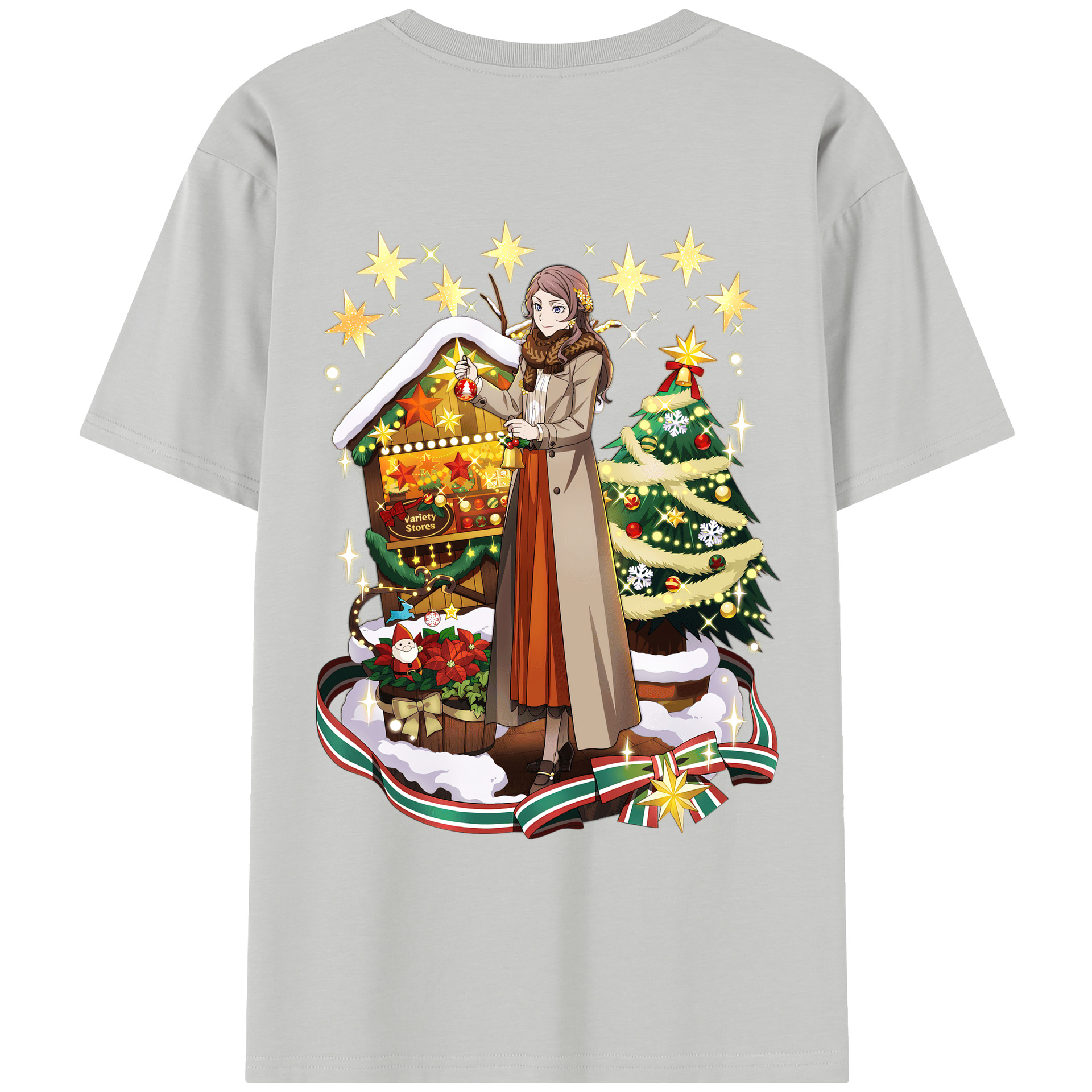 （画像用） 文豪ストレイドッグス Bungo Stray Dogs レディース半袖Tシャツ(バックプリント)