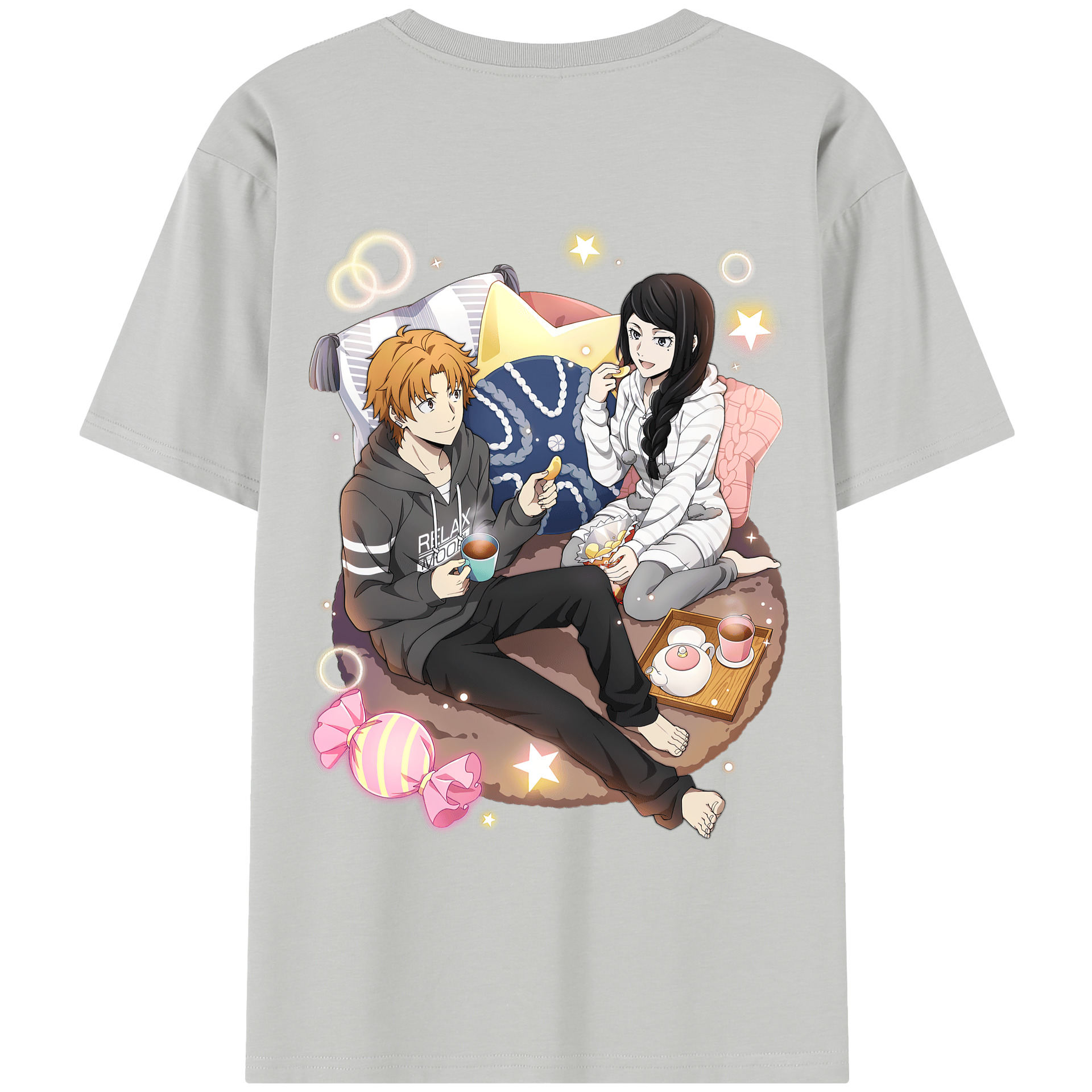 （画像用） 文豪ストレイドッグス Bungo Stray Dogs レディース半袖Tシャツ(バックプリント)