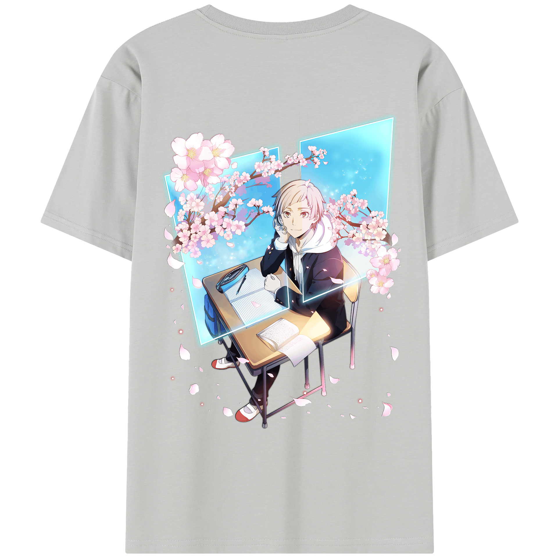 （画像用） 文豪ストレイドッグス Bungo Stray Dogs レディース半袖Tシャツ(バックプリント)