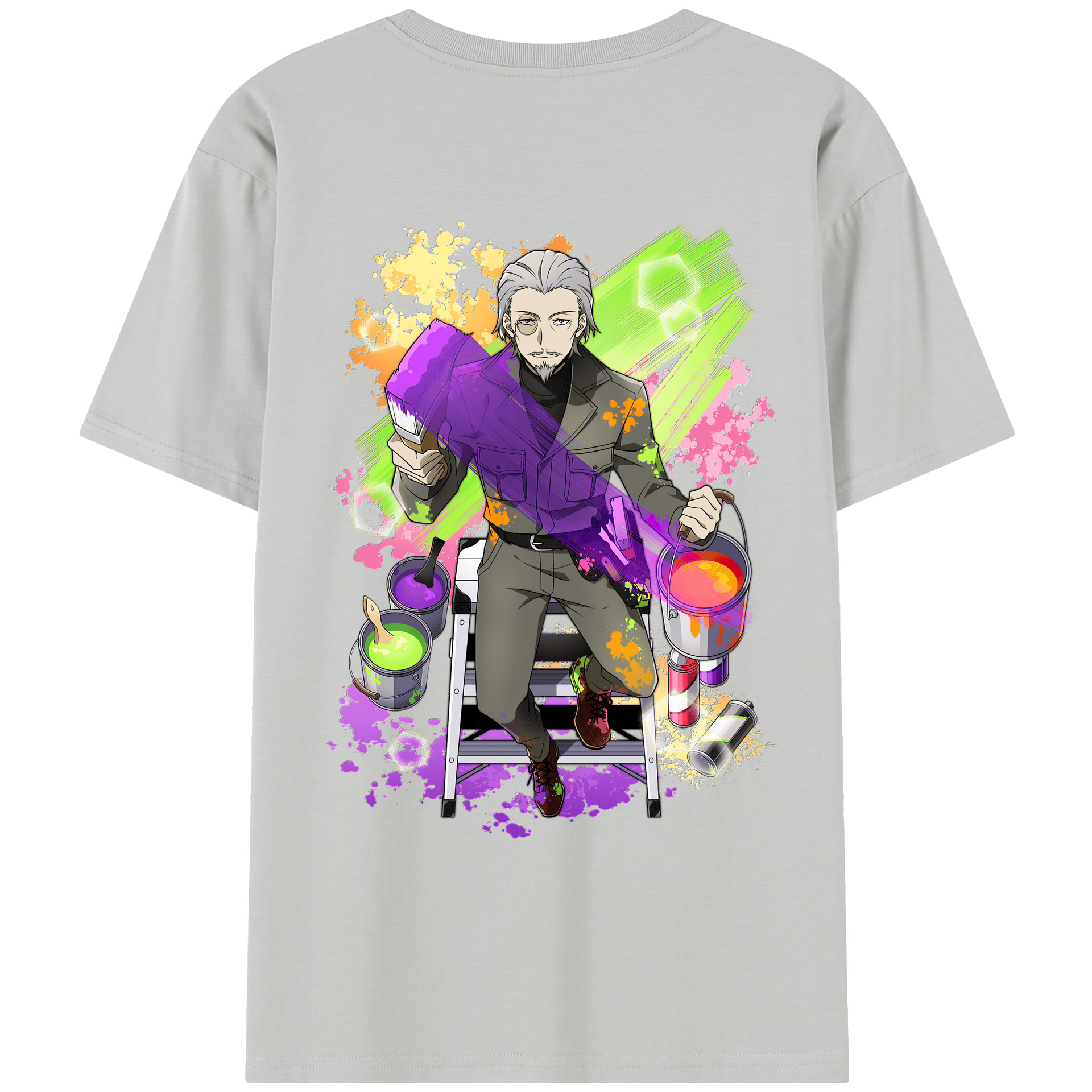 （画像用） 文豪ストレイドッグス Bungo Stray Dogs レディース半袖Tシャツ(バックプリント)