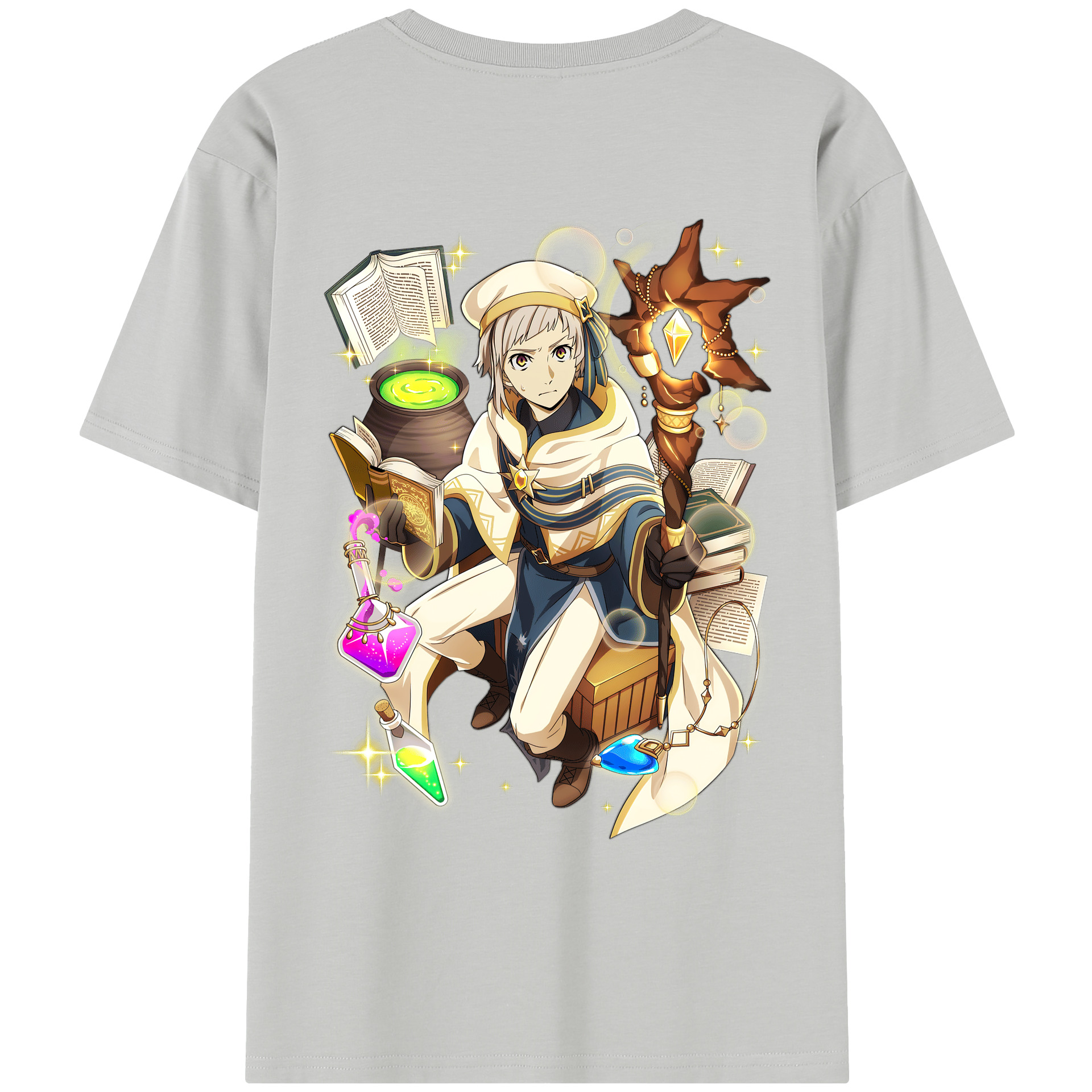 （画像用） 文豪ストレイドッグス Bungo Stray Dogs レディース半袖Tシャツ(バックプリント)