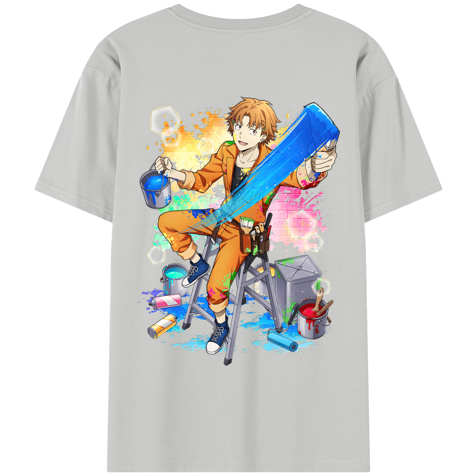 （画像用） 文豪ストレイドッグス Bungo Stray Dogs レディース半袖Tシャツ(バックプリント)